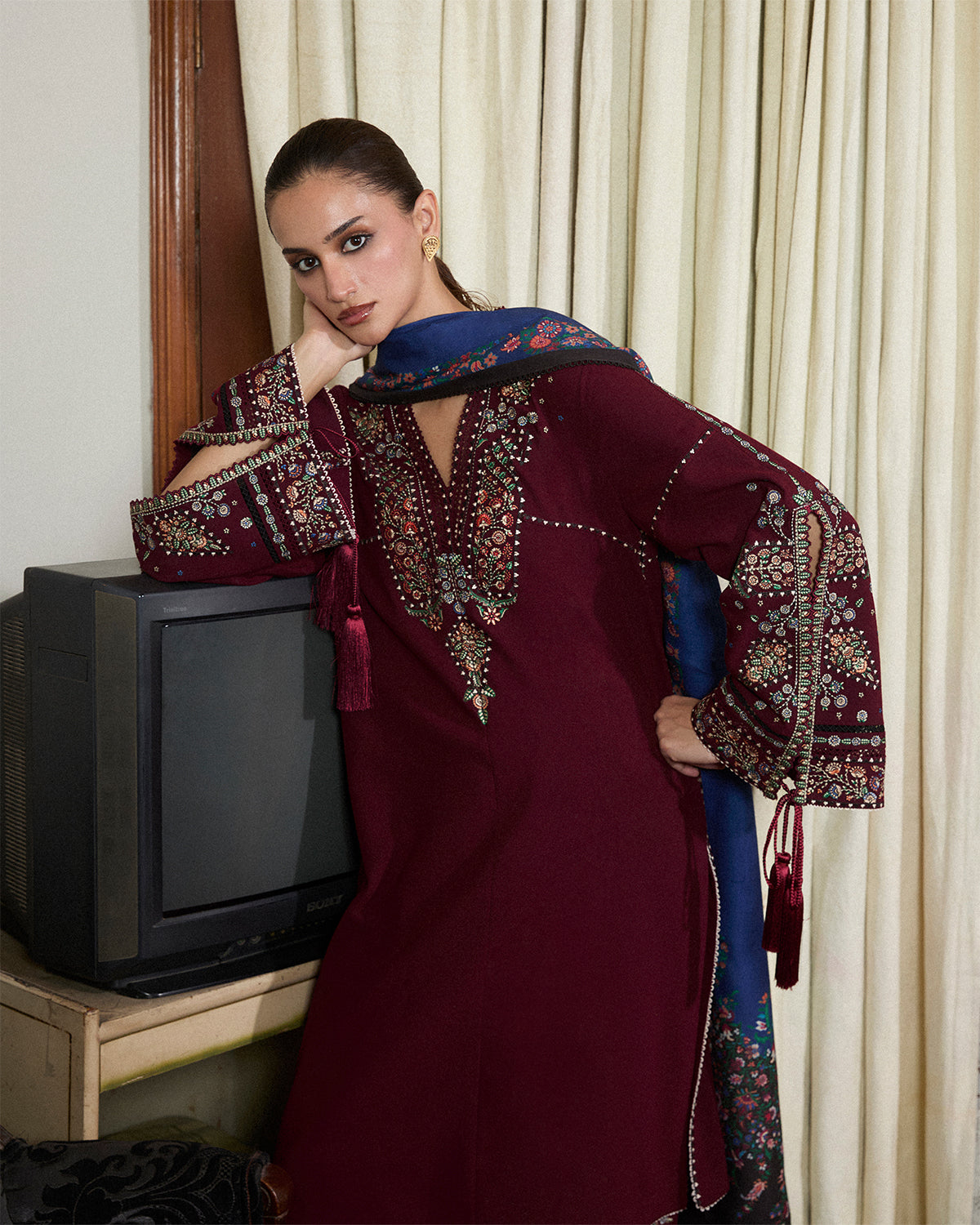 Jugnu | Karandi 25 | Rami by Jugnu - Designer Dress  - Type : Ladies Clothes - Available at Libayah - 100% Original 