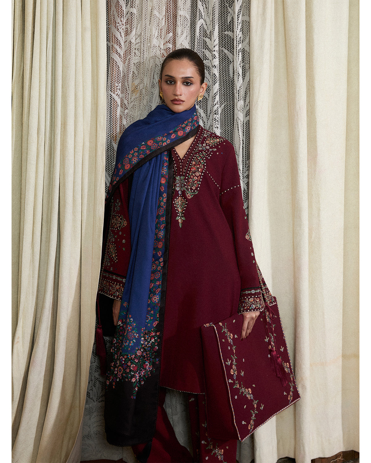Jugnu | Karandi 25 | Rami by Jugnu - Designer Dress  - Type : Ladies Clothes - Available at Libayah - 100% Original 