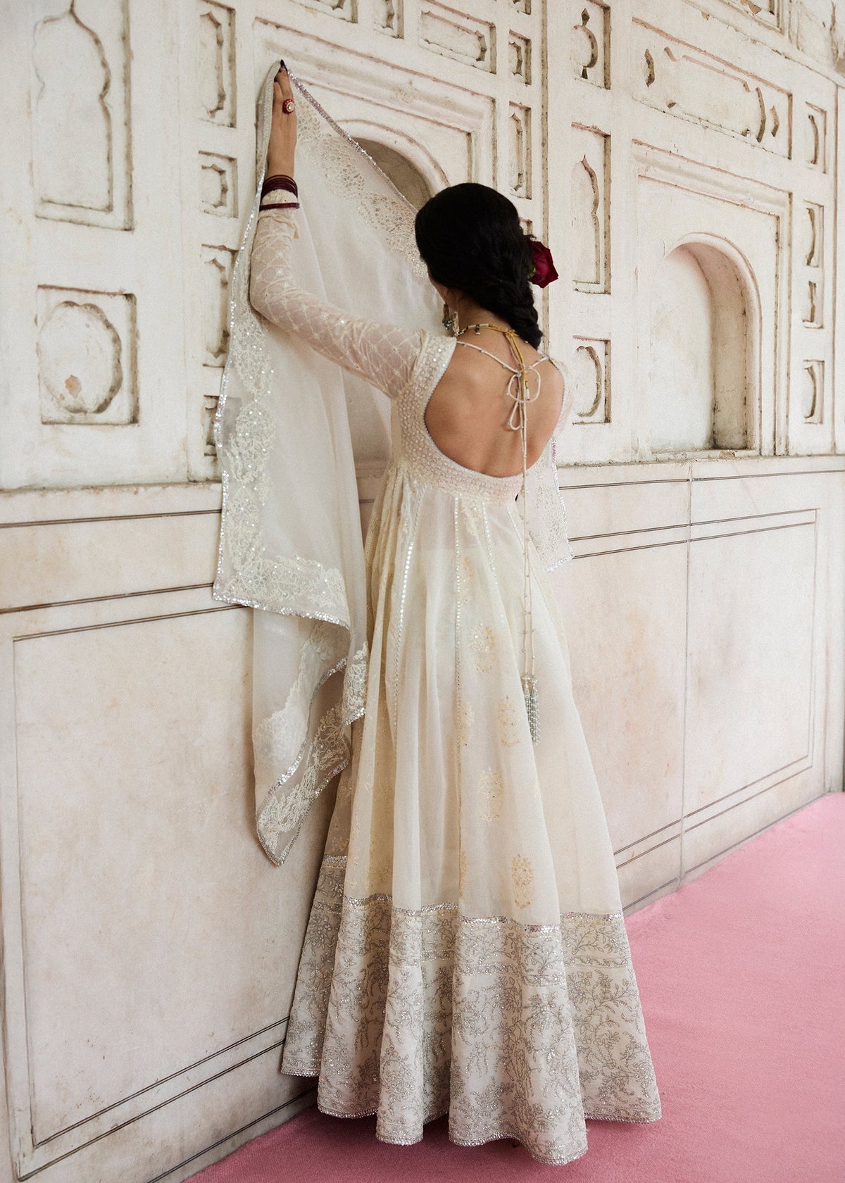 Hussain Rehar | Festive Pret'25 | Rohina by Hussain Rehar - Designer Dress  - Type : Luxury Pret - Available at Libayah - 100% Original 