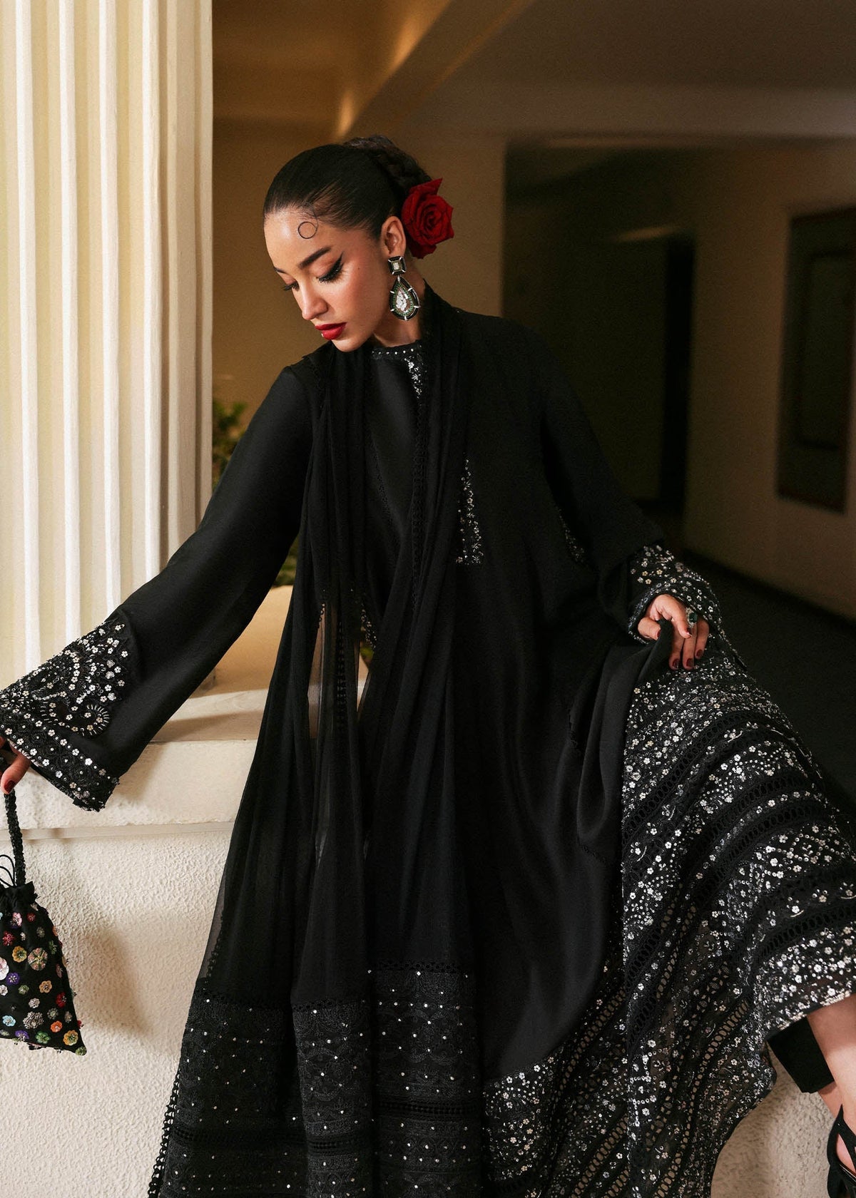 Hussain Rehar | The Scent Luxury Pret 25 | Noer by Hussain Rehar - Designer Dress  - Type : Ladies Clothes - Available at Libayah - 100% Original 