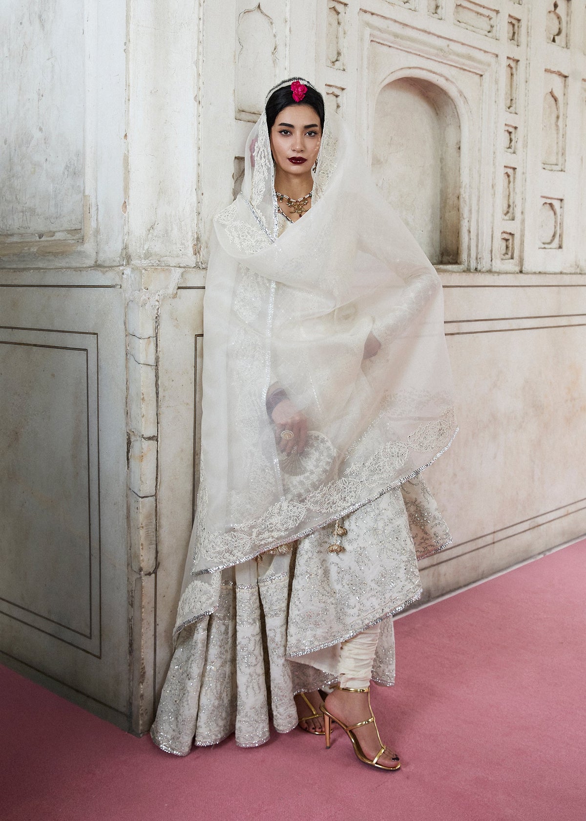 Hussain Rehar | Festive Pret'25 | Rohina by Hussain Rehar - Designer Dress  - Type : Luxury Pret - Available at Libayah - 100% Original 