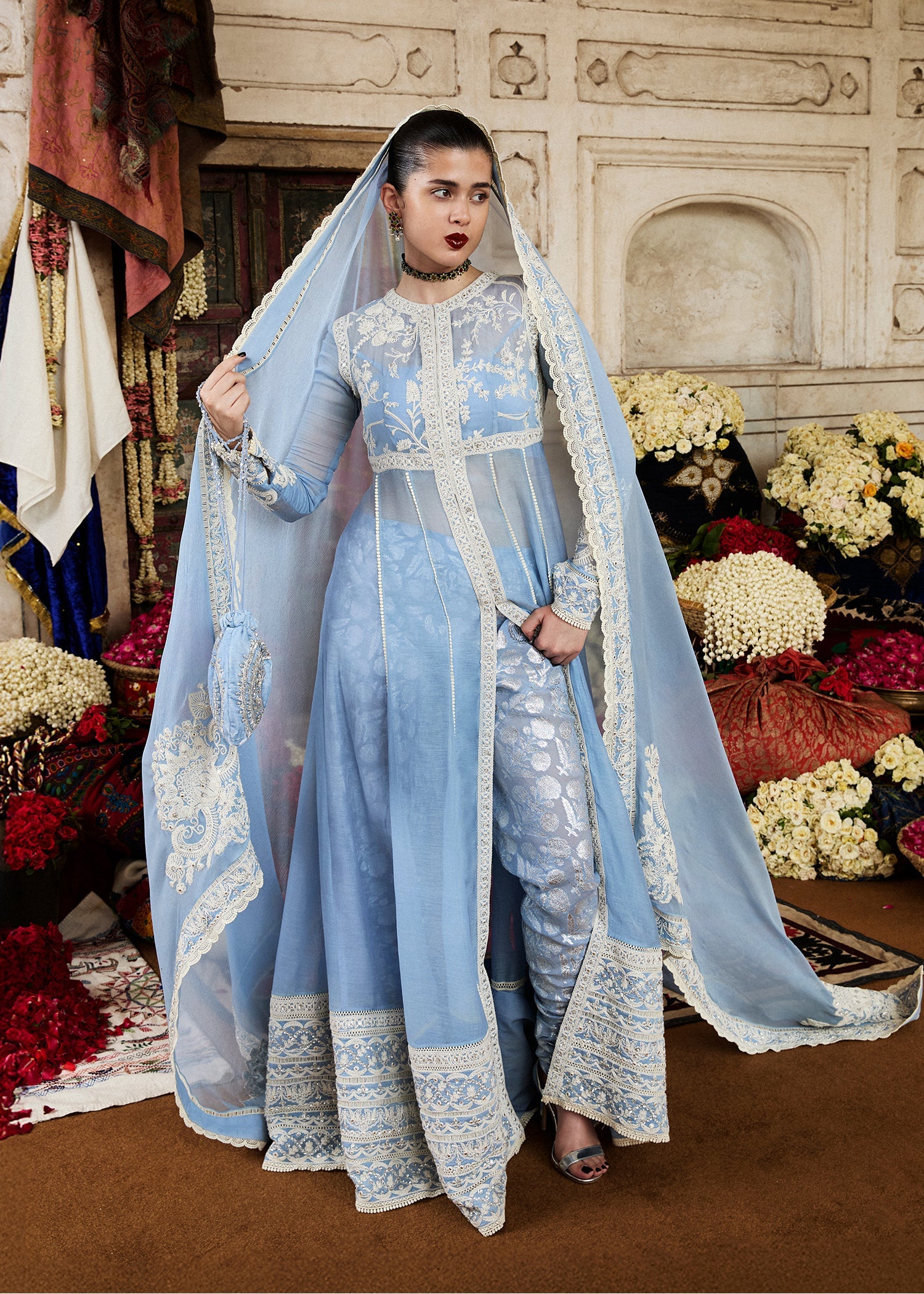 Hussain Rehar | Festive Pret'25 | Mehrabeen by Hussain Rehar - Designer Dress  - Type : Luxury Pret - Available at Libayah - 100% Original 