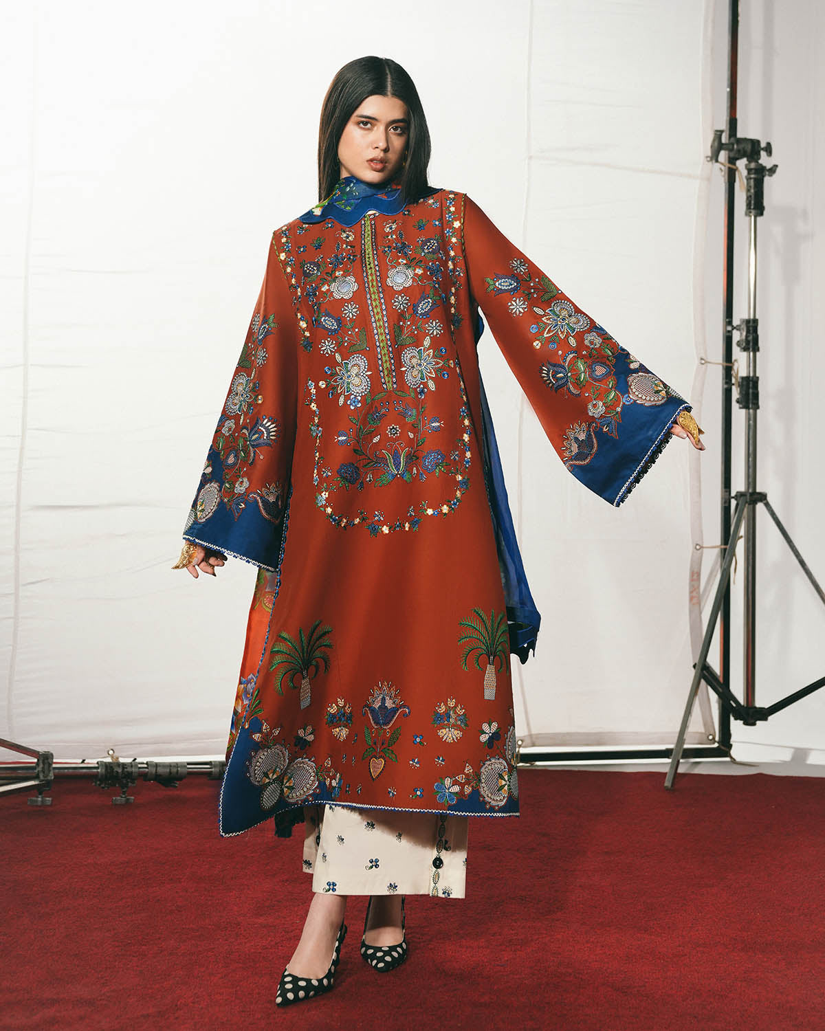 Jugnu | The Reserved View SS Edit | Tahmi by Jugnu - Designer Dress  - Type : Ladies Clothes - Available at Libayah - 100% Original 