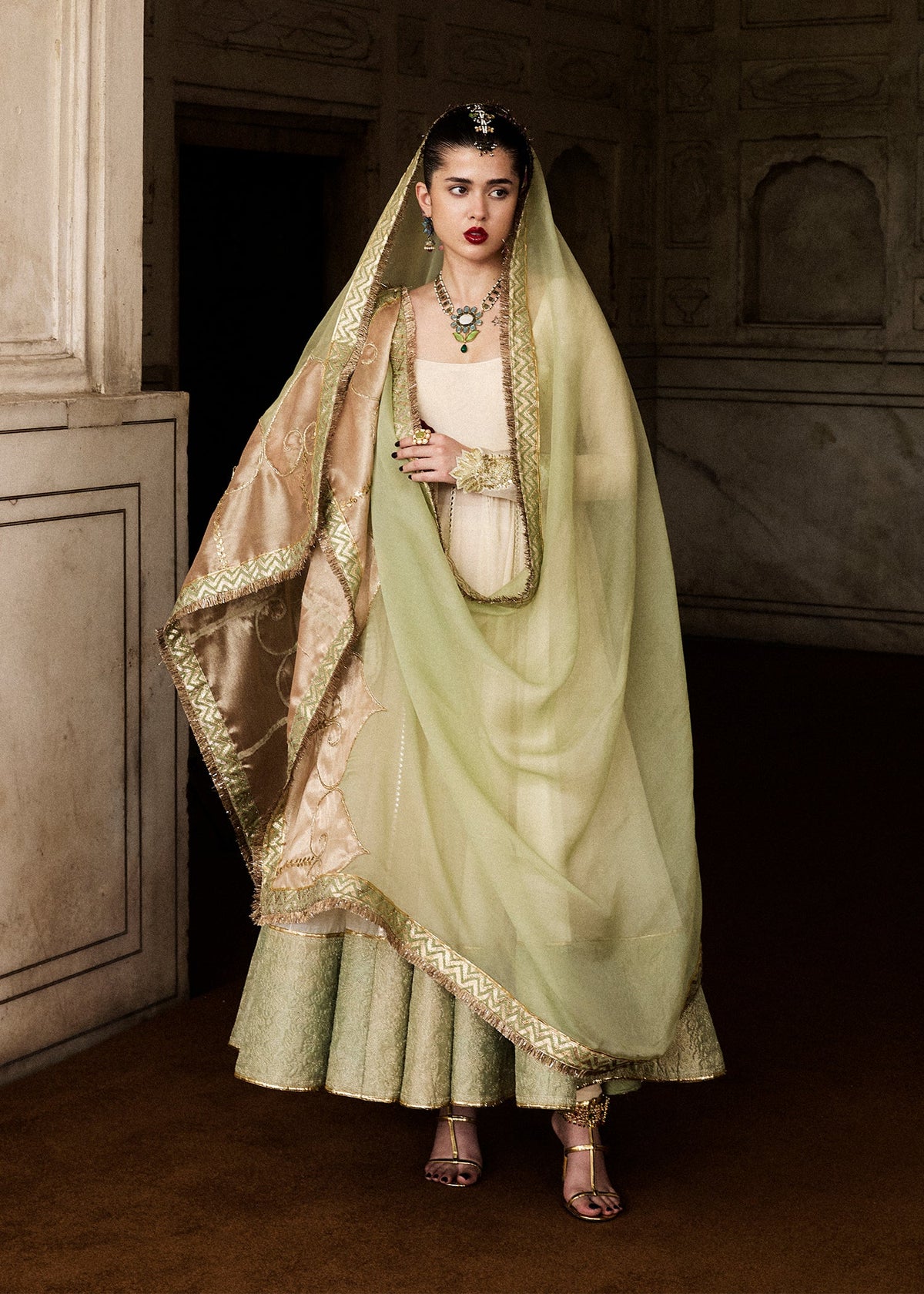 Hussain Rehar | Festive Pret'25 | Mahlaqa by Hussain Rehar - Designer Dress  - Type : Luxury Pret - Available at Libayah - 100% Original 