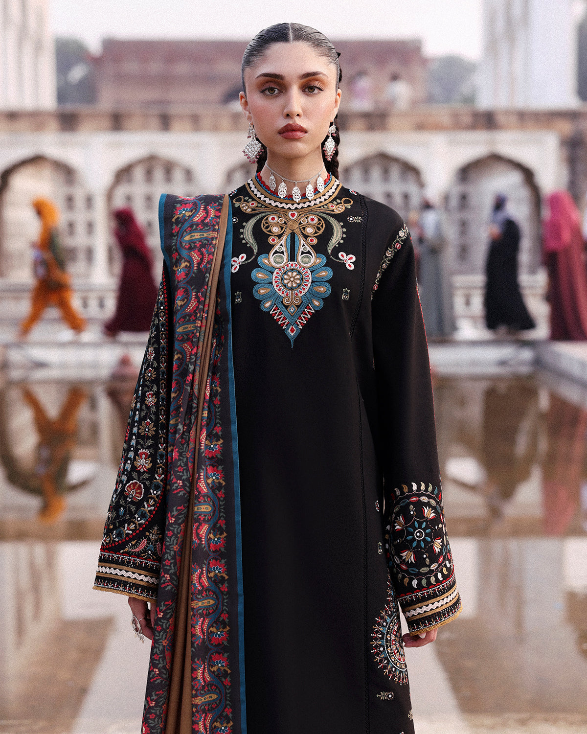 Jugnu | Khaddar 25 | Bejul by Jugnu - Designer Dress - Type : Ladies Clothes - Available at Libayah - 100% Original 