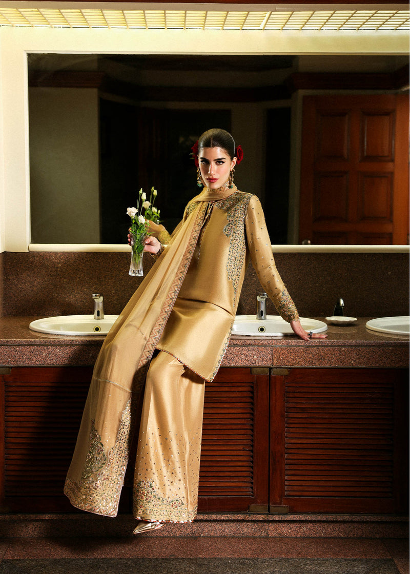 Hussain Rehar | The Scent Luxury Pret 25 | Delune by Hussain Rehar - Designer Dress  - Type : Ladies Clothes - Available at Libayah - 100% Original 