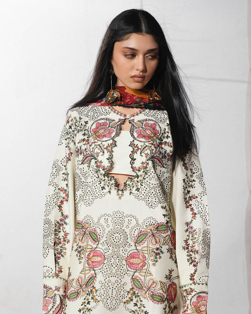 Jugnu | The Reserved View SS Edit | Rasti by Jugnu - Designer Dress  - Type : Ladies Clothes - Available at Libayah - 100% Original 