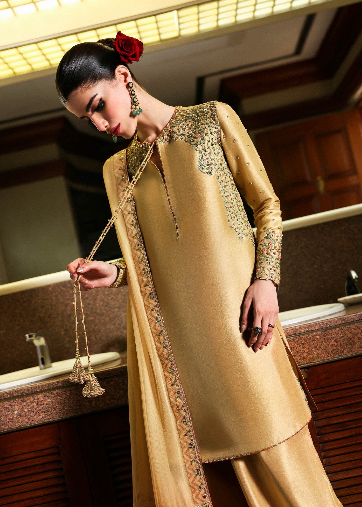 Hussain Rehar | The Scent Luxury Pret 25 | Delune by Hussain Rehar - Designer Dress  - Type : Ladies Clothes - Available at Libayah - 100% Original 