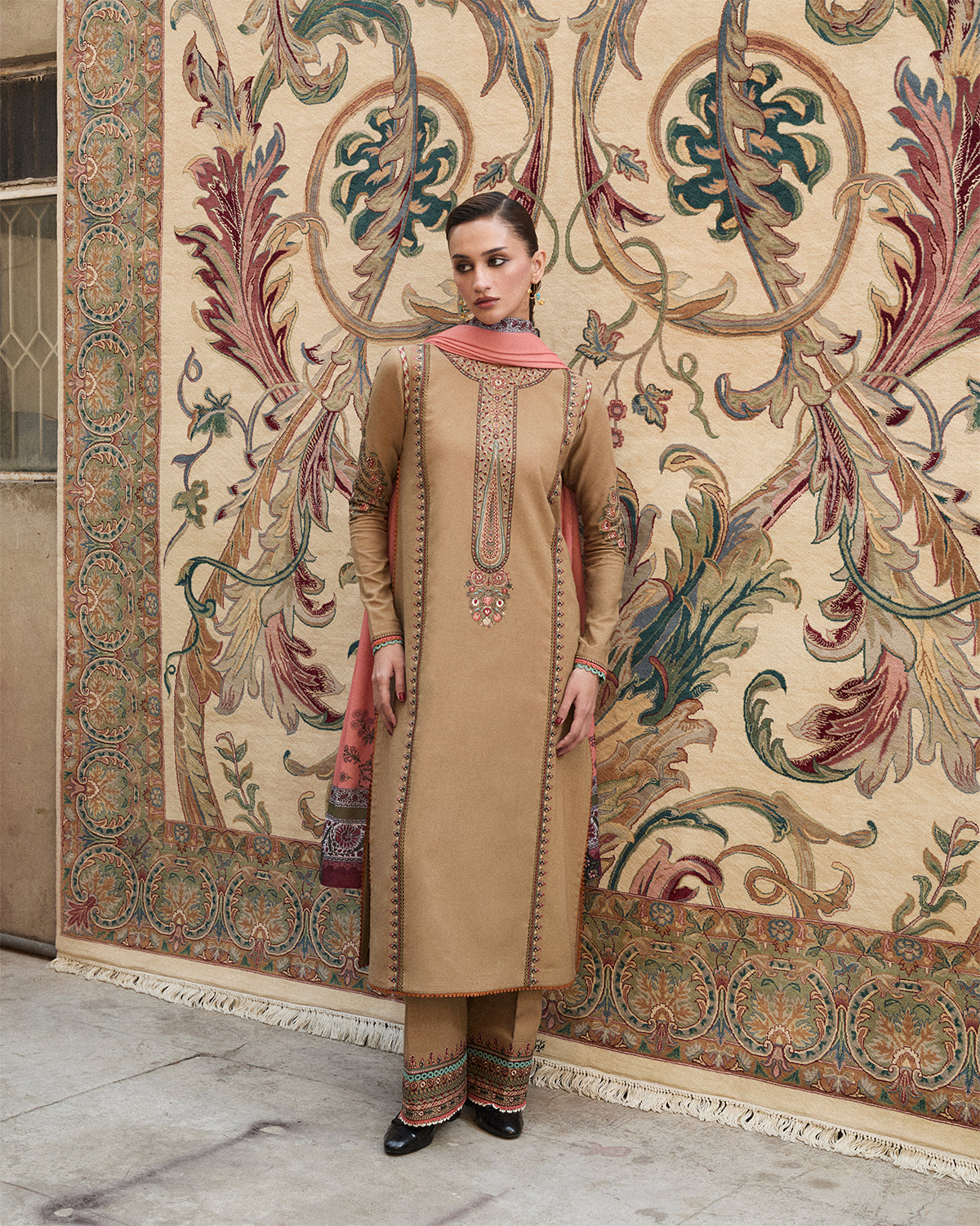Jugnu | Karandi 25 | Dahr by Jugnu - Designer Dress  - Type : Ladies Clothes - Available at Libayah - 100% Original 