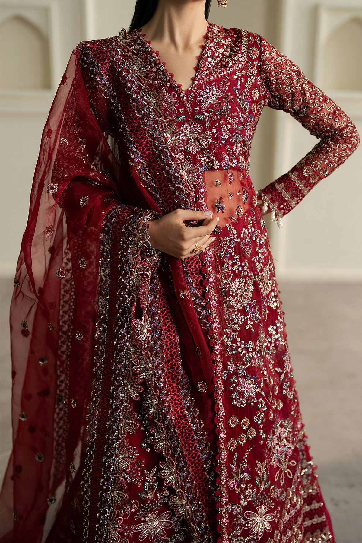 Ayzel | Pehli Nazar 25 |Naqqash by Ayzel - Designer Dress  - Type : Ladies Clothes - Available at Libayah - 100% Original 