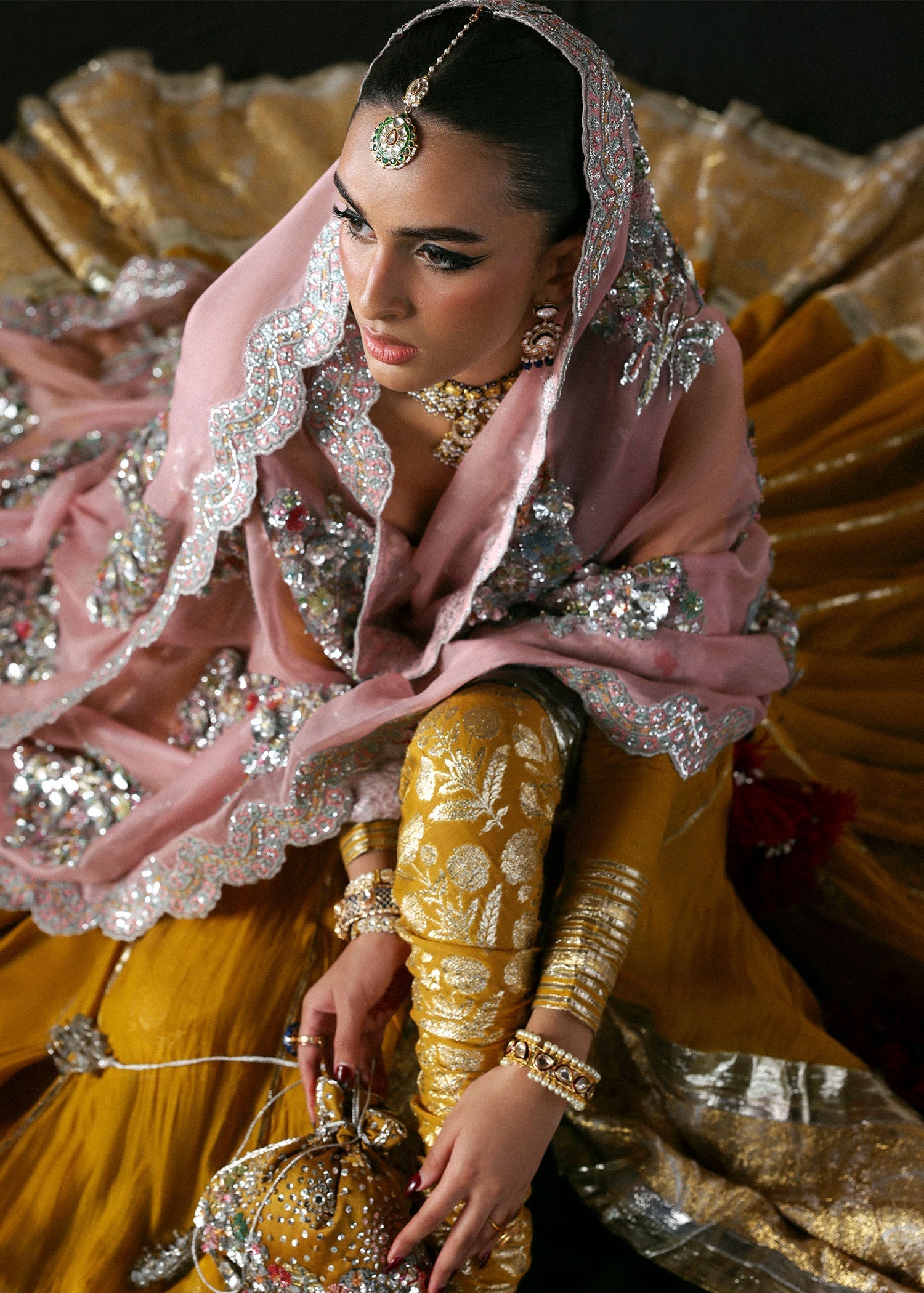 Hussain Rehar | Dilruba Bridals | Elika by Hussain Rehar - Designer Dress  - Type : Ladies Clothes - Available at Libayah - 100% Original 