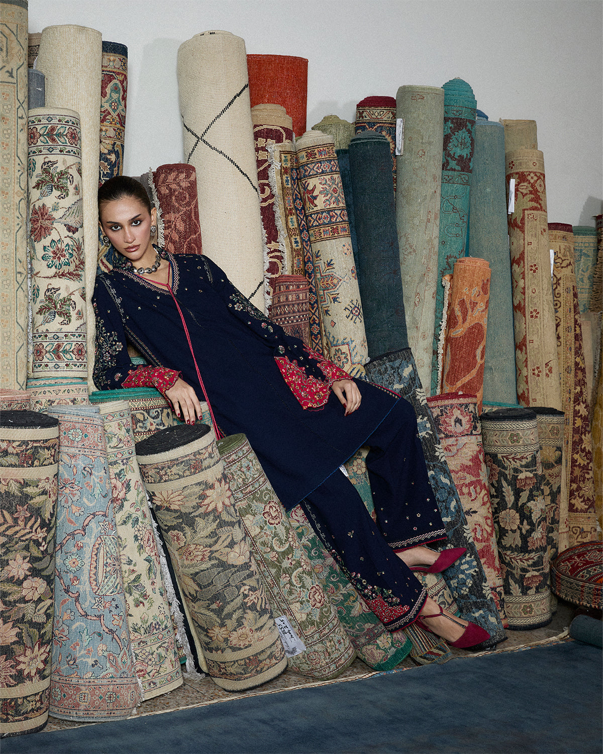 Jugnu | Karandi 25 | Firo by Jugnu - Designer Dress  - Type : Ladies Clothes - Available at Libayah - 100% Original 