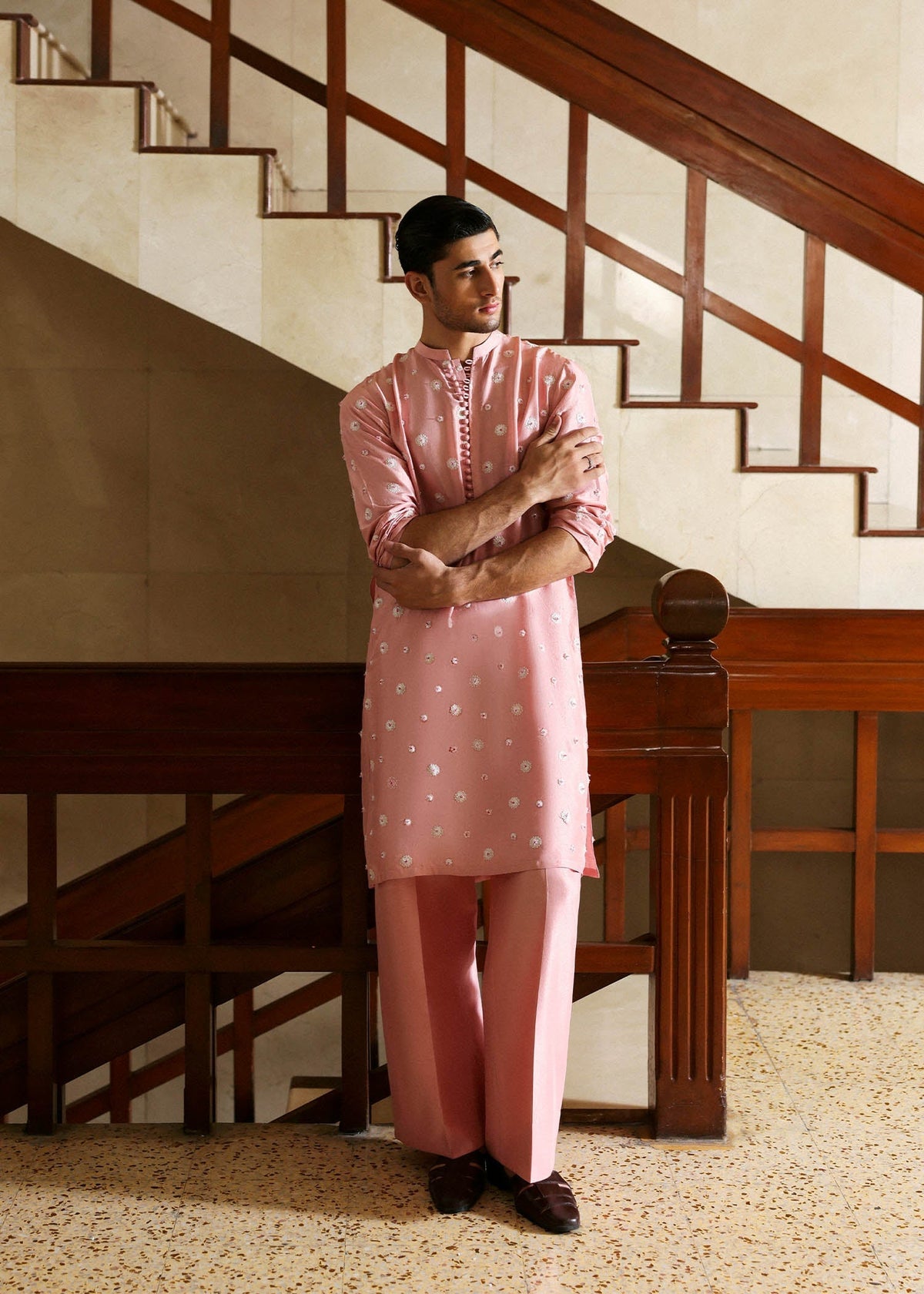 Hussain Rehar | The Scent Luxury Pret 25 | Aven by Hussain Rehar - Designer Dress  - Type : MensWear - Available at Libayah - 100% Original 