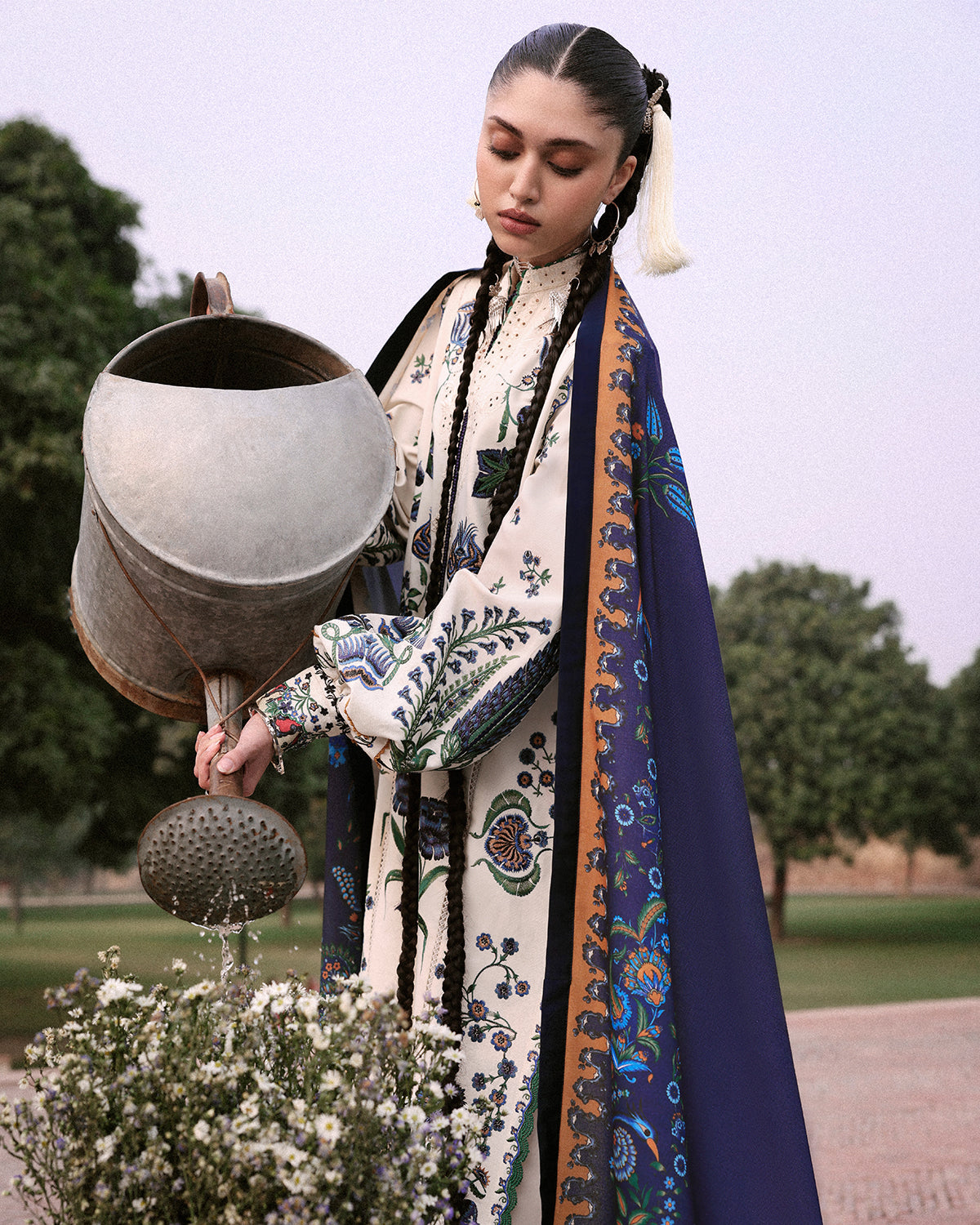 Jugnu | Khaddar 25 | Nahro by Jugnu - Designer Dress - Type : Ladies Clothes - Available at Libayah - 100% Original 