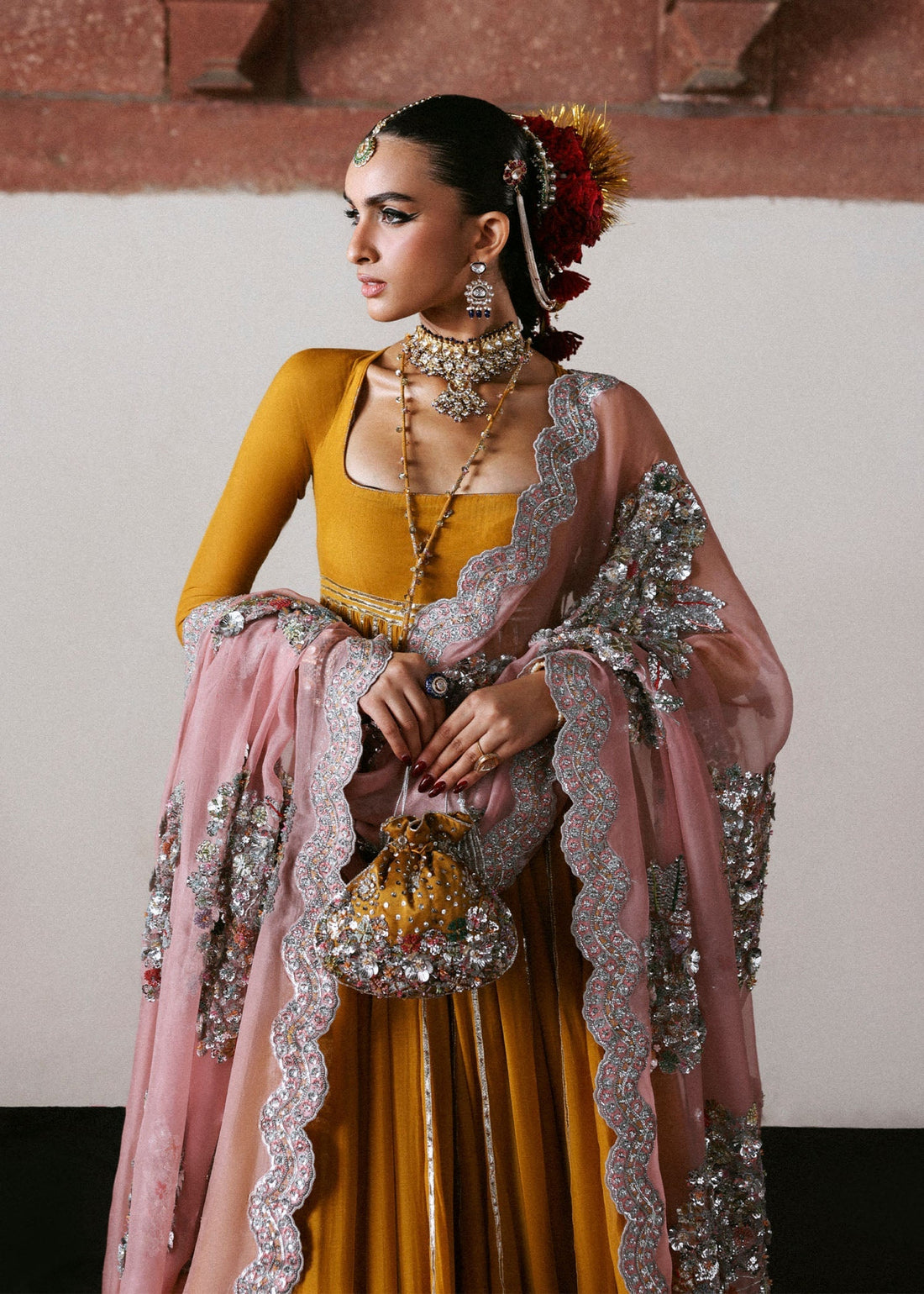 Hussain Rehar | Dilruba Bridals | Elika by Hussain Rehar - Designer Dress  - Type : Ladies Clothes - Available at Libayah - 100% Original 