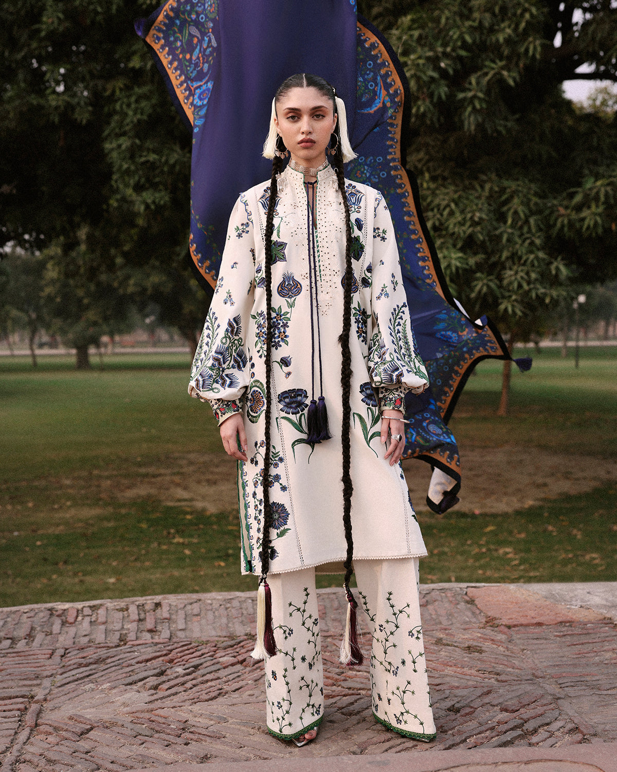 Jugnu | Khaddar 25 | Nahro by Jugnu - Designer Dress - Type : Ladies Clothes - Available at Libayah - 100% Original 