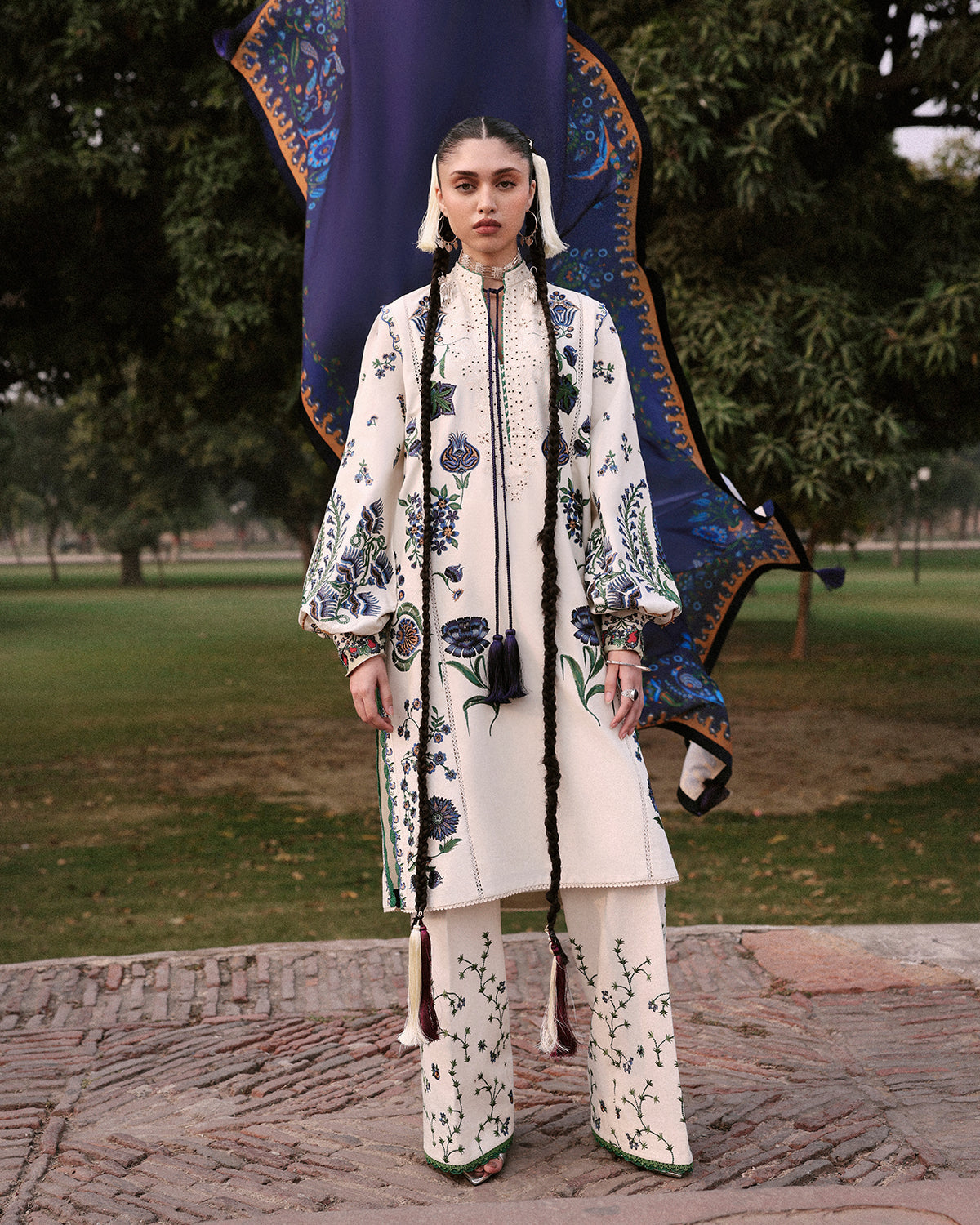 Jugnu | Khaddar 25 | Nahro by Jugnu - Designer Dress - Type : Ladies Clothes - Available at Libayah - 100% Original 