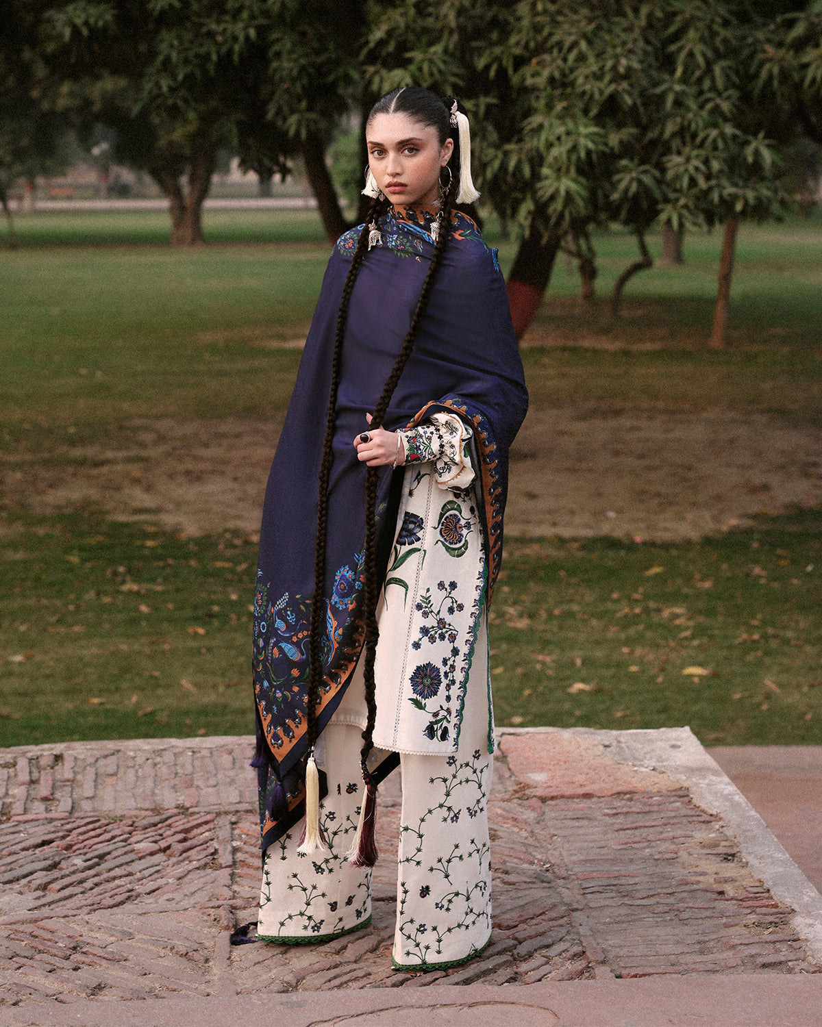 Jugnu | Khaddar 25 | Nahro by Jugnu - Designer Dress - Type : Ladies Clothes - Available at Libayah - 100% Original 