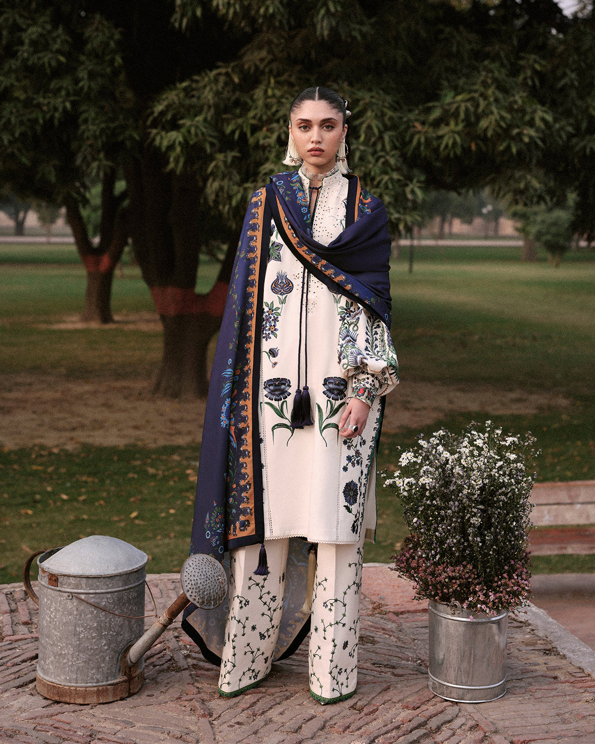Jugnu | Khaddar 25 | Nahro by Jugnu - Designer Dress - Type : Ladies Clothes - Available at Libayah - 100% Original 