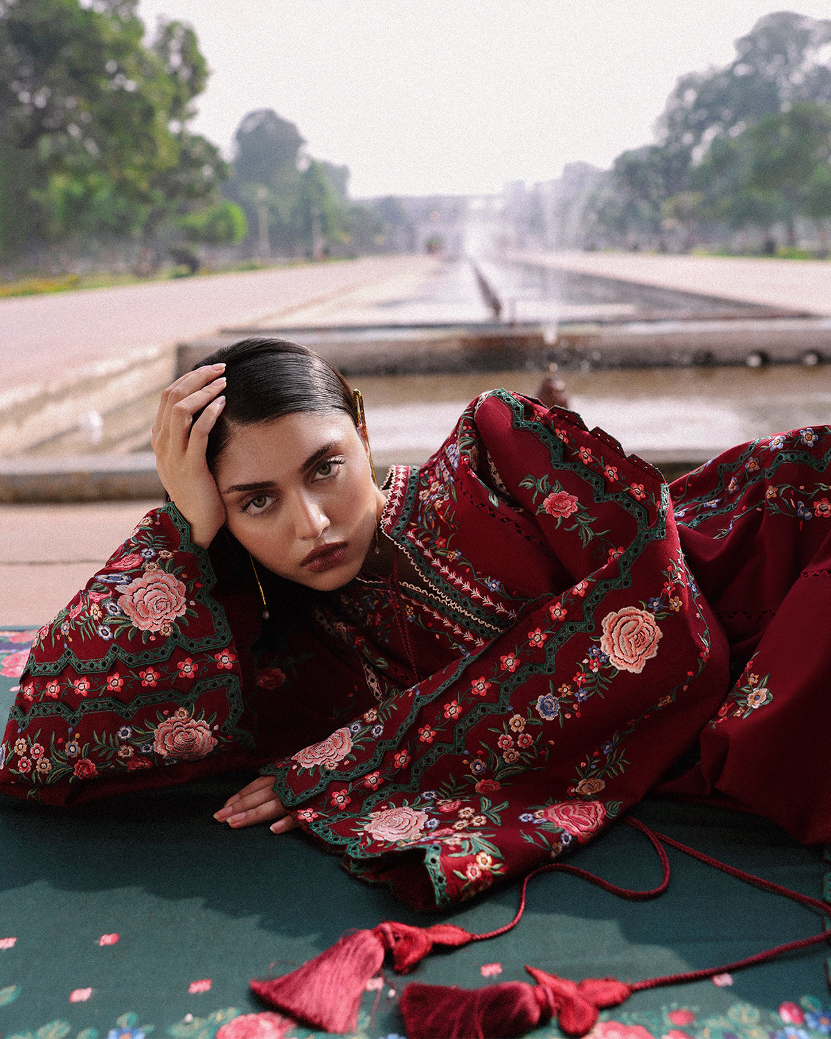 Jugnu | Khaddar 25 | Gulshan by Jugnu - Designer Dress - Type : Ladies Clothes - Available at Libayah - 100% Original 