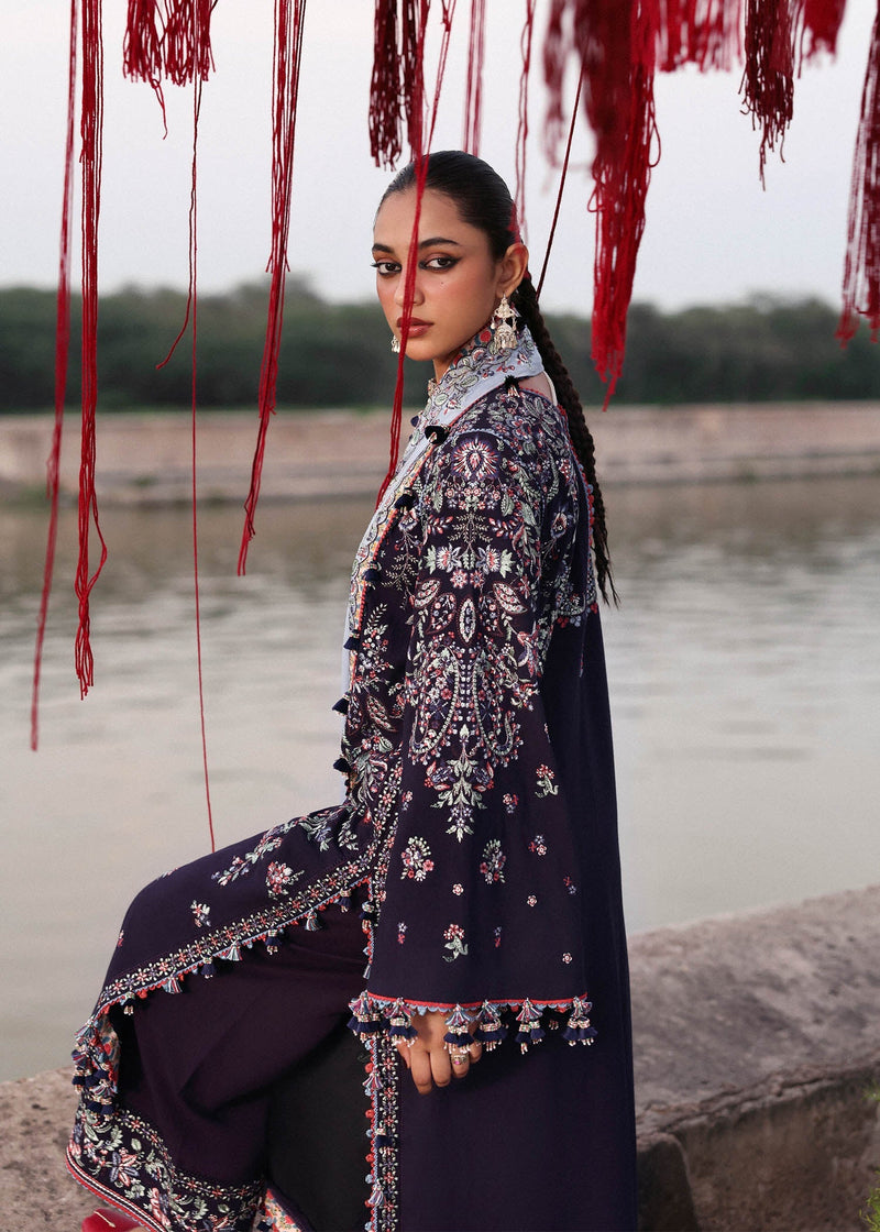 Rouge – authentic Pakistani dress from the Hussain Rehar Karandi 25 collection for women in the UK.