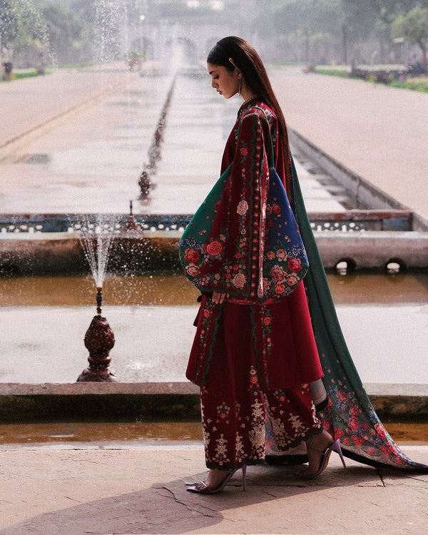 Jugnu | Khaddar 25 | Gulshan by Jugnu - Designer Dress - Type : Ladies Clothes - Available at Libayah - 100% Original 