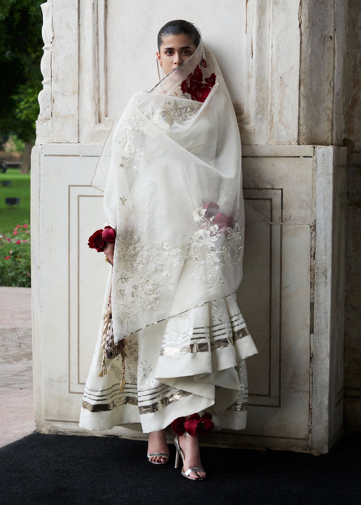 Hussain Rehar | Festive Pret'25 | Nooria by Hussain Rehar - Designer Dress  - Type : Luxury Pret - Available at Libayah - 100% Original 