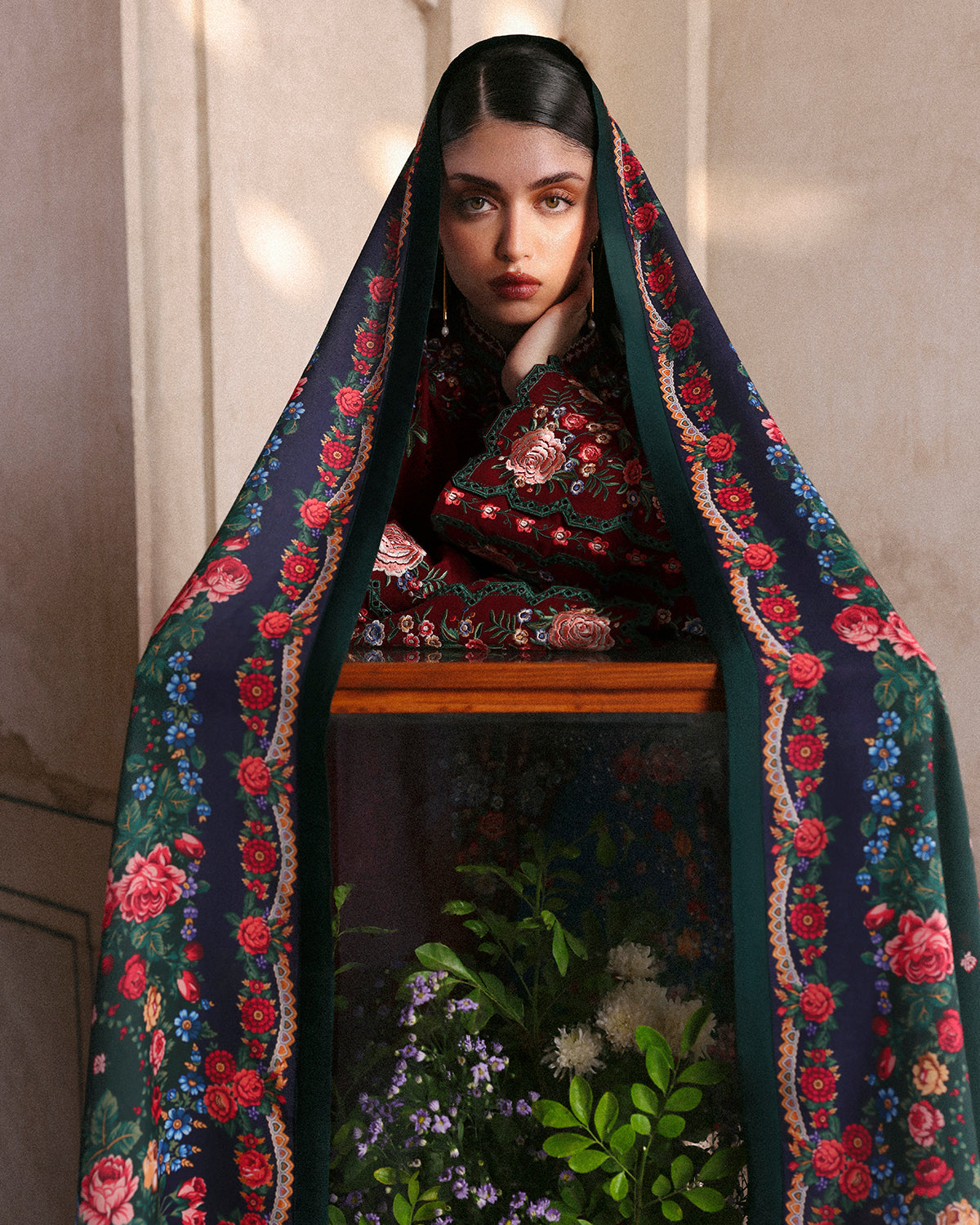 Jugnu | Khaddar 25 | Gulshan by Jugnu - Designer Dress - Type : Ladies Clothes - Available at Libayah - 100% Original 