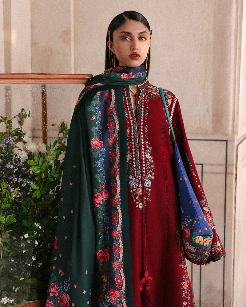 Jugnu | Khaddar 25 | Gulshan by Jugnu - Designer Dress - Type : Ladies Clothes - Available at Libayah - 100% Original 