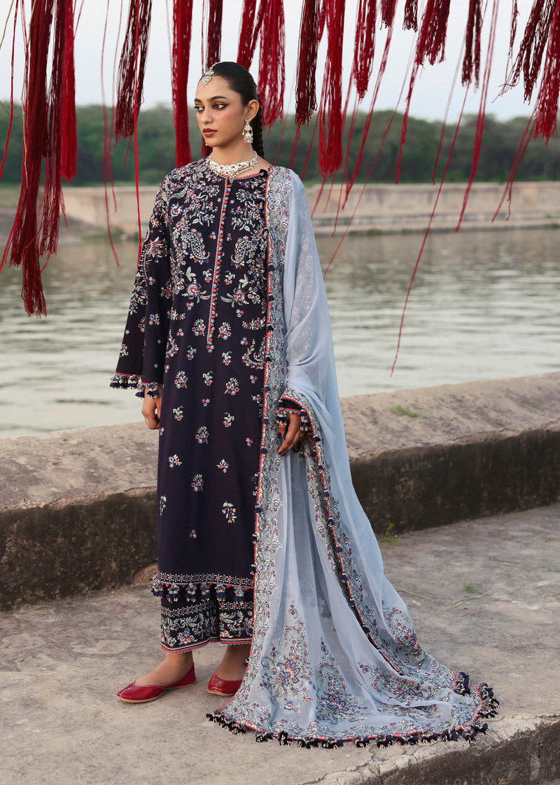 Rouge – authentic Pakistani dress from the Hussain Rehar Karandi 25 collection for women in the UK.