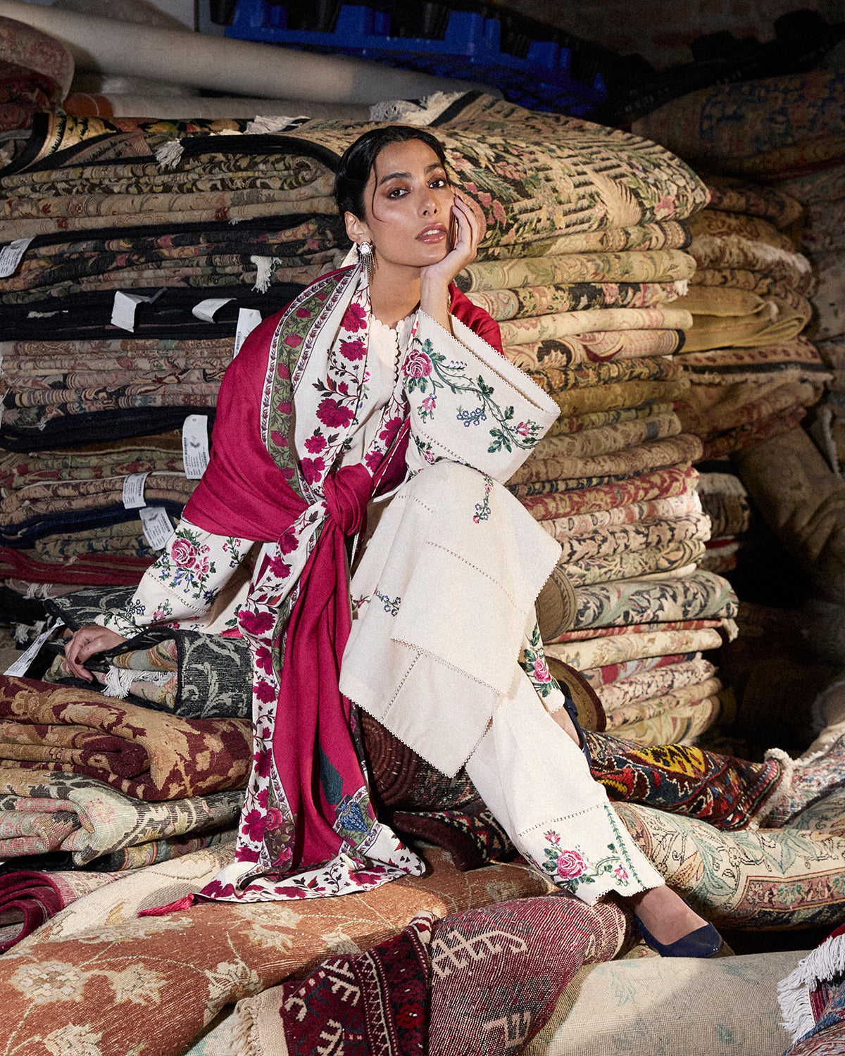 Jugnu | Karandi 25 | Zura by Jugnu - Designer Dress  - Type : Ladies Clothes - Available at Libayah - 100% Original 