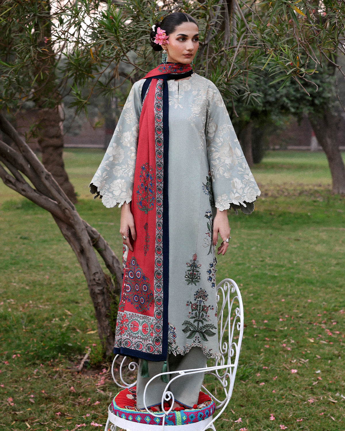Jugnu | Khaddar 25 | Heran by Jugnu - Designer Dress - Type : Ladies Clothes - Available at Libayah - 100% Original 