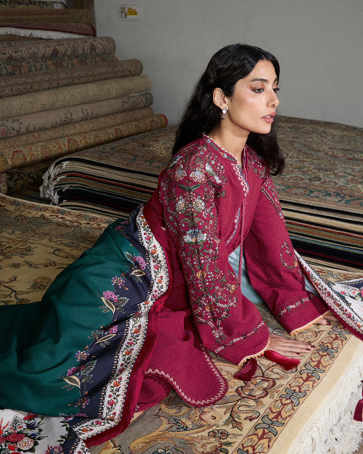 Jugnu | Karandi 25 | Hasti by Jugnu - Designer Dress  - Type : Ladies Clothes - Available at Libayah - 100% Original 