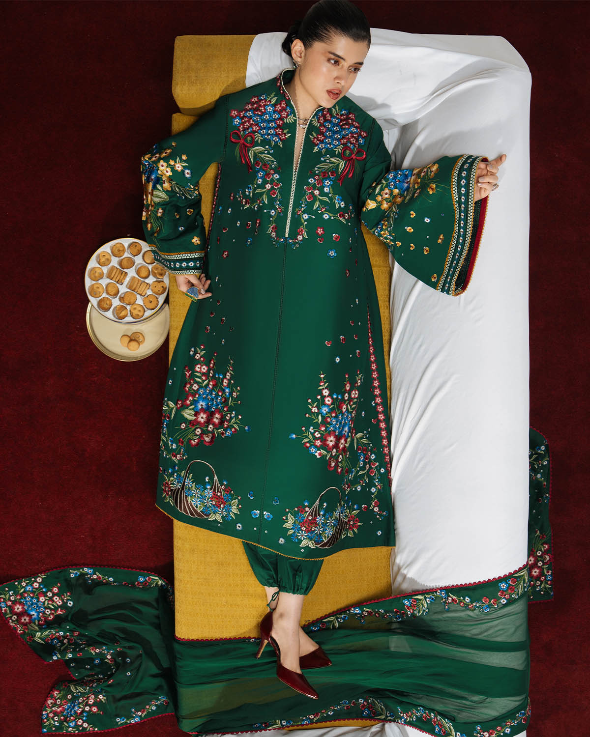 Jugnu Lahore | The Reserved View SS Edit | Bezan by Jugnu - Designer Dress  - Type : Ladies Clothes - Available at Libayah - 100% Original 