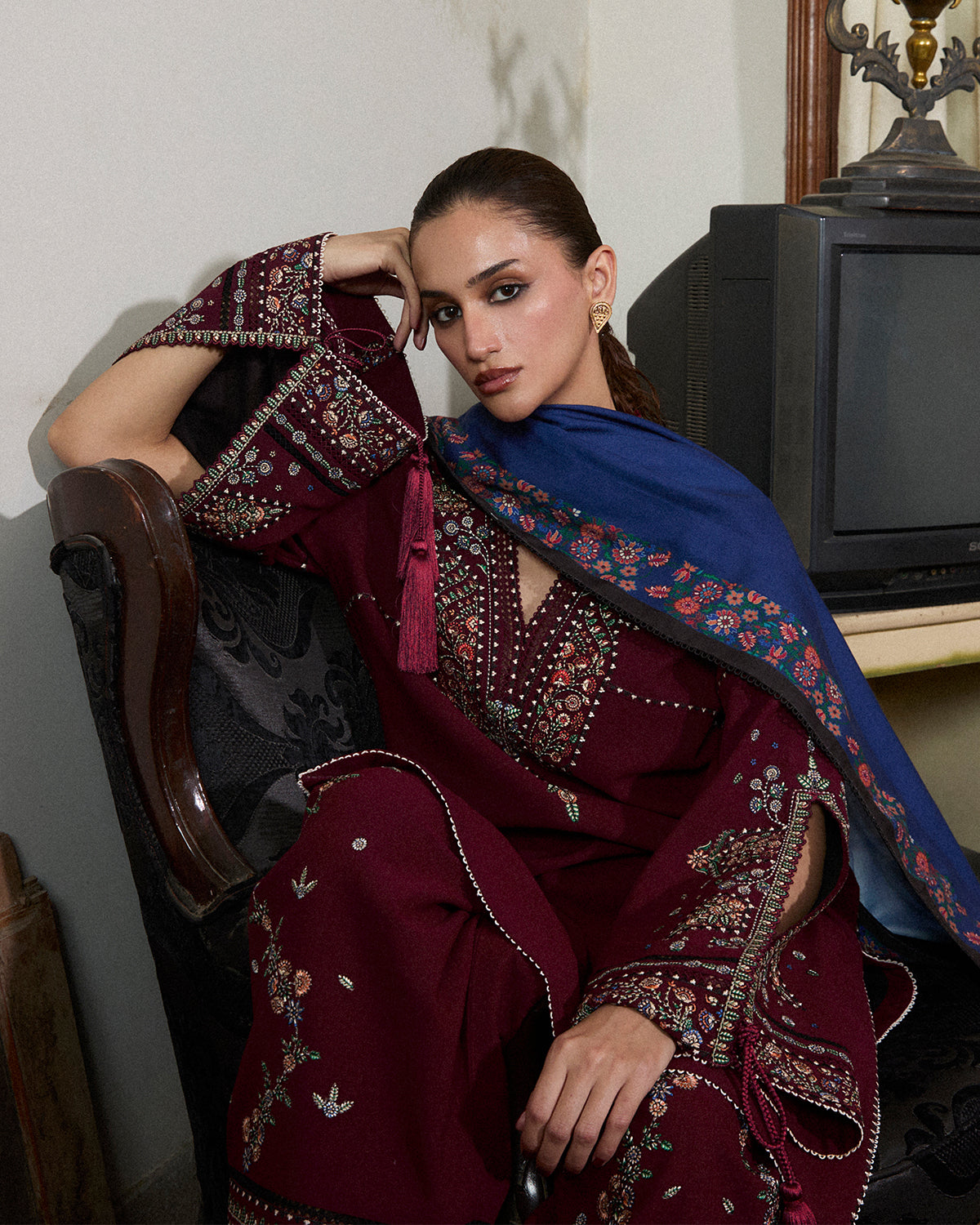 Jugnu | Karandi 25 | Rami by Jugnu - Designer Dress  - Type : Ladies Clothes - Available at Libayah - 100% Original 