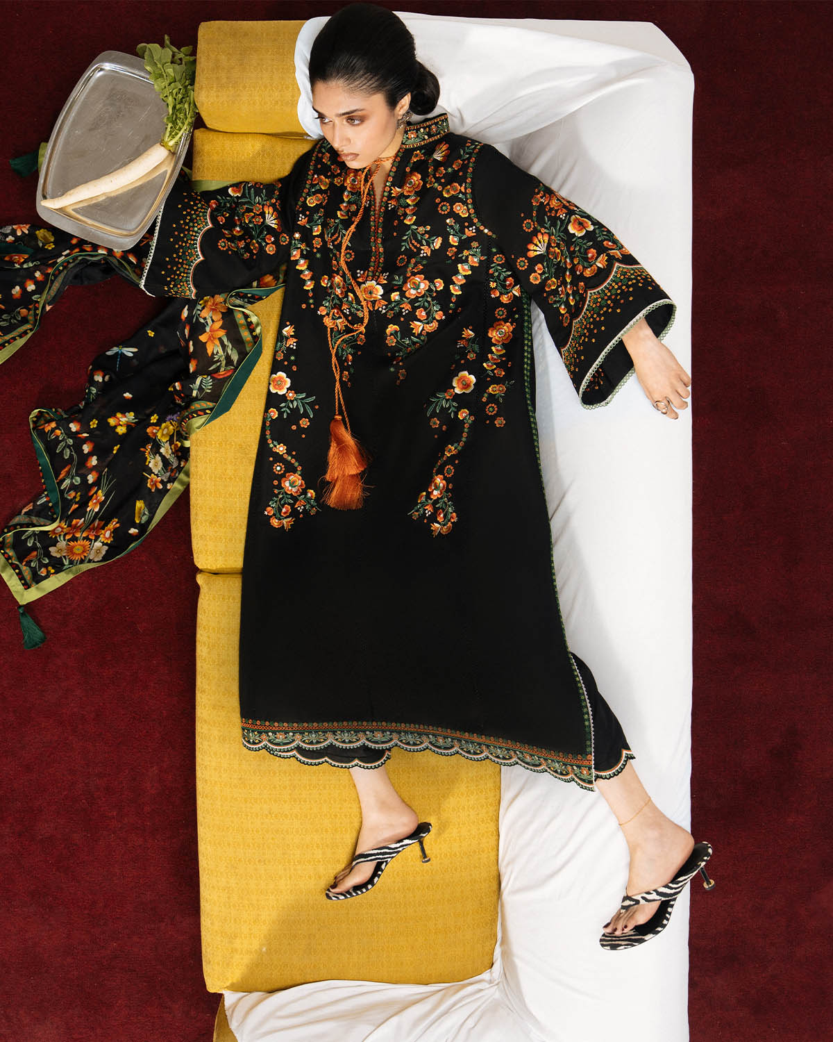 Jugnu Lahore | The Reserved View SS Edit | Bahri by Jugnu - Designer Dress  - Type : Ladies Clothes - Available at Libayah - 100% Original 