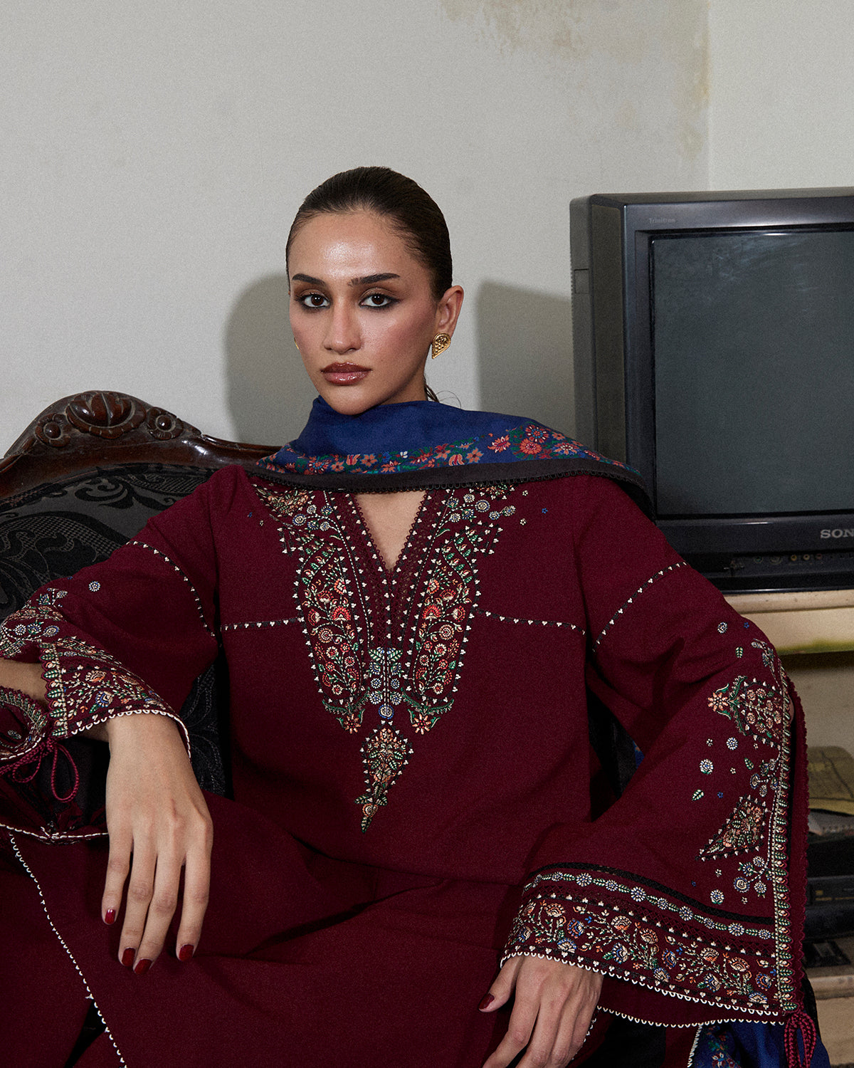 Jugnu | Karandi 25 | Rami by Jugnu - Designer Dress  - Type : Ladies Clothes - Available at Libayah - 100% Original 