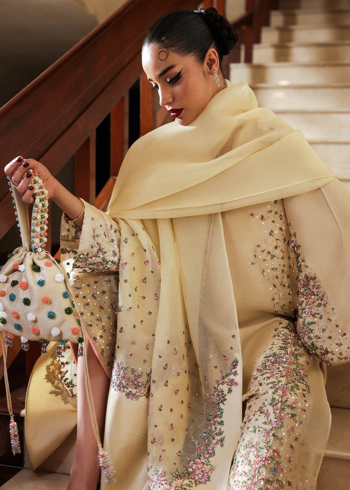 Hussain Rehar | The Scent Luxury Pret 25 | Ciel by Hussain Rehar - Designer Dress  - Type : Ladies Clothes - Available at Libayah - 100% Original 