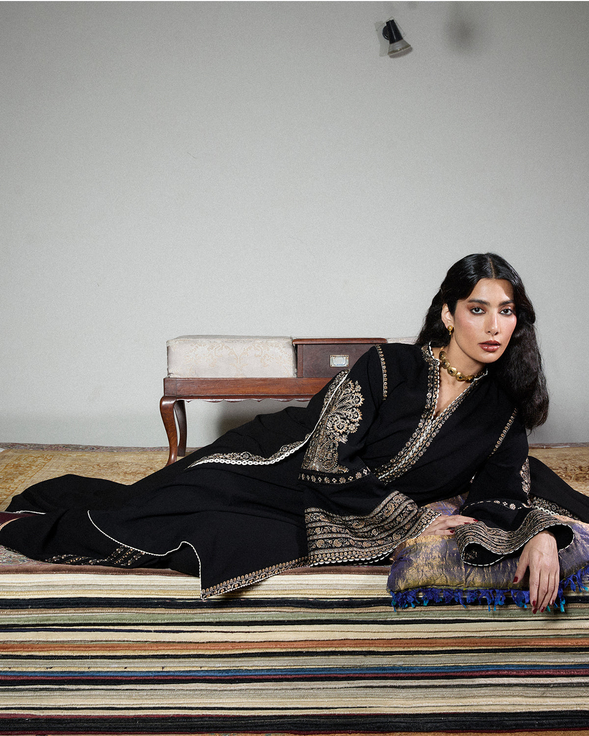 Jugnu | Karandi 25 | Tila by Jugnu - Designer Dress  - Type : Ladies Clothes - Available at Libayah - 100% Original 