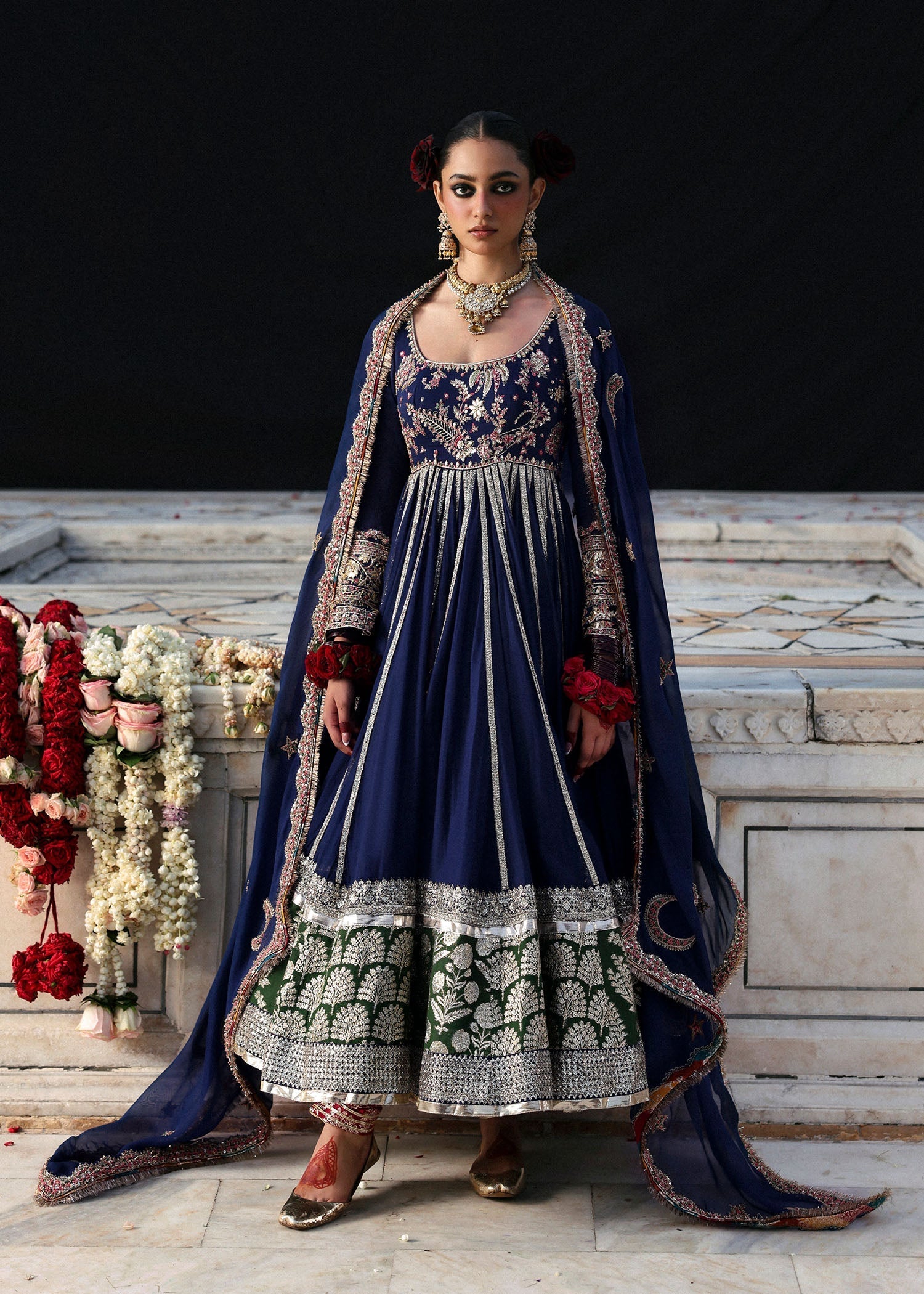 Hussain Rehar | Dilruba Bridals | Zarmina by Hussain Rehar - Designer Dress  - Type : Ladies Clothes - Available at Libayah - 100% Original 