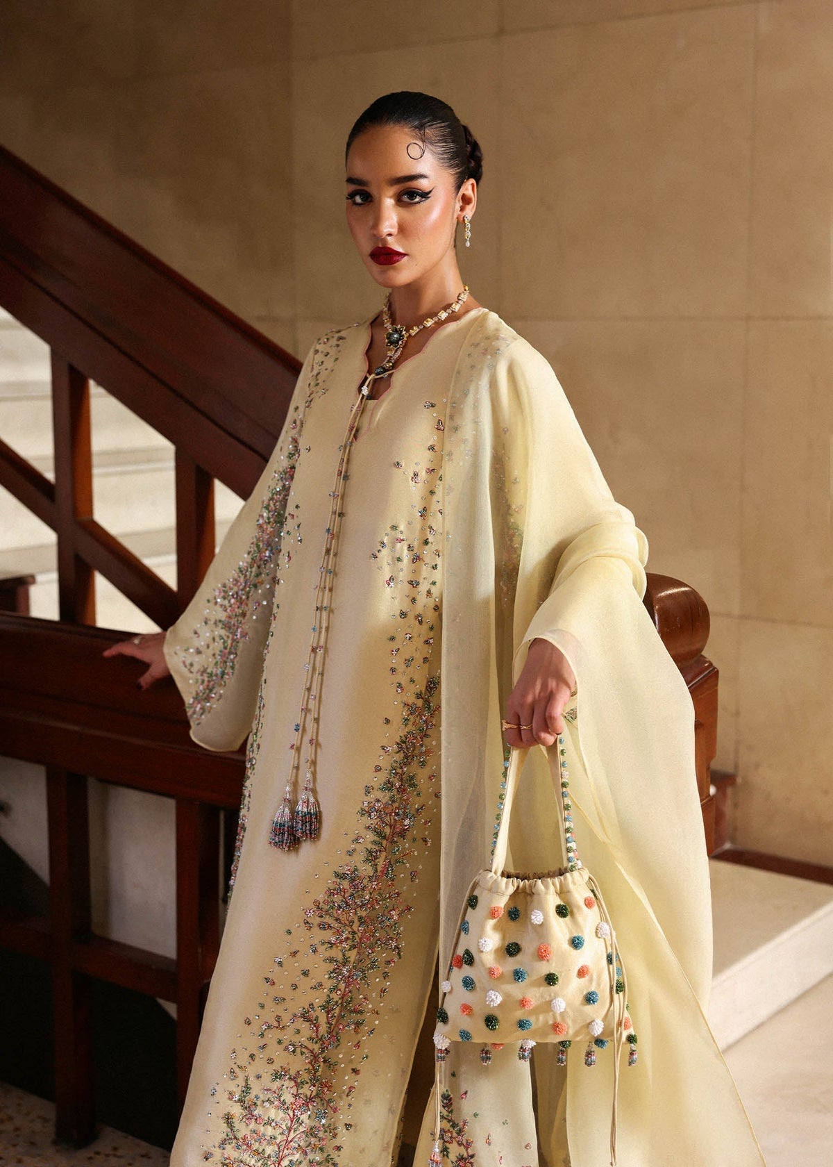 Hussain Rehar | The Scent Luxury Pret 25 | Ciel by Hussain Rehar - Designer Dress  - Type : Ladies Clothes - Available at Libayah - 100% Original 