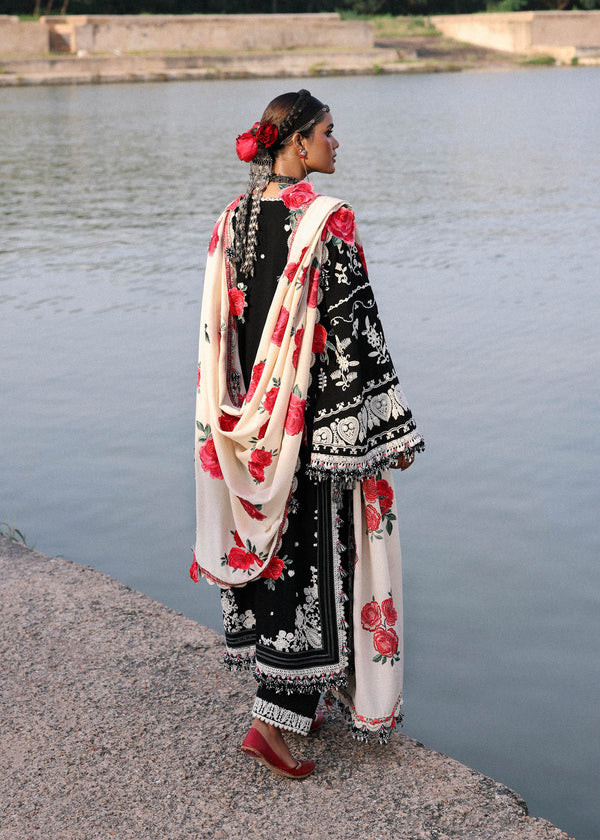 Rose – authentic Pakistani dress from the Hussain Rehar Karandi 25 collection for women in the UK.