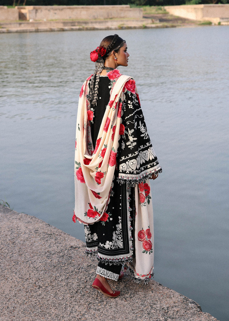 Rose – authentic Pakistani dress from the Hussain Rehar Karandi 25 collection for women in the UK.