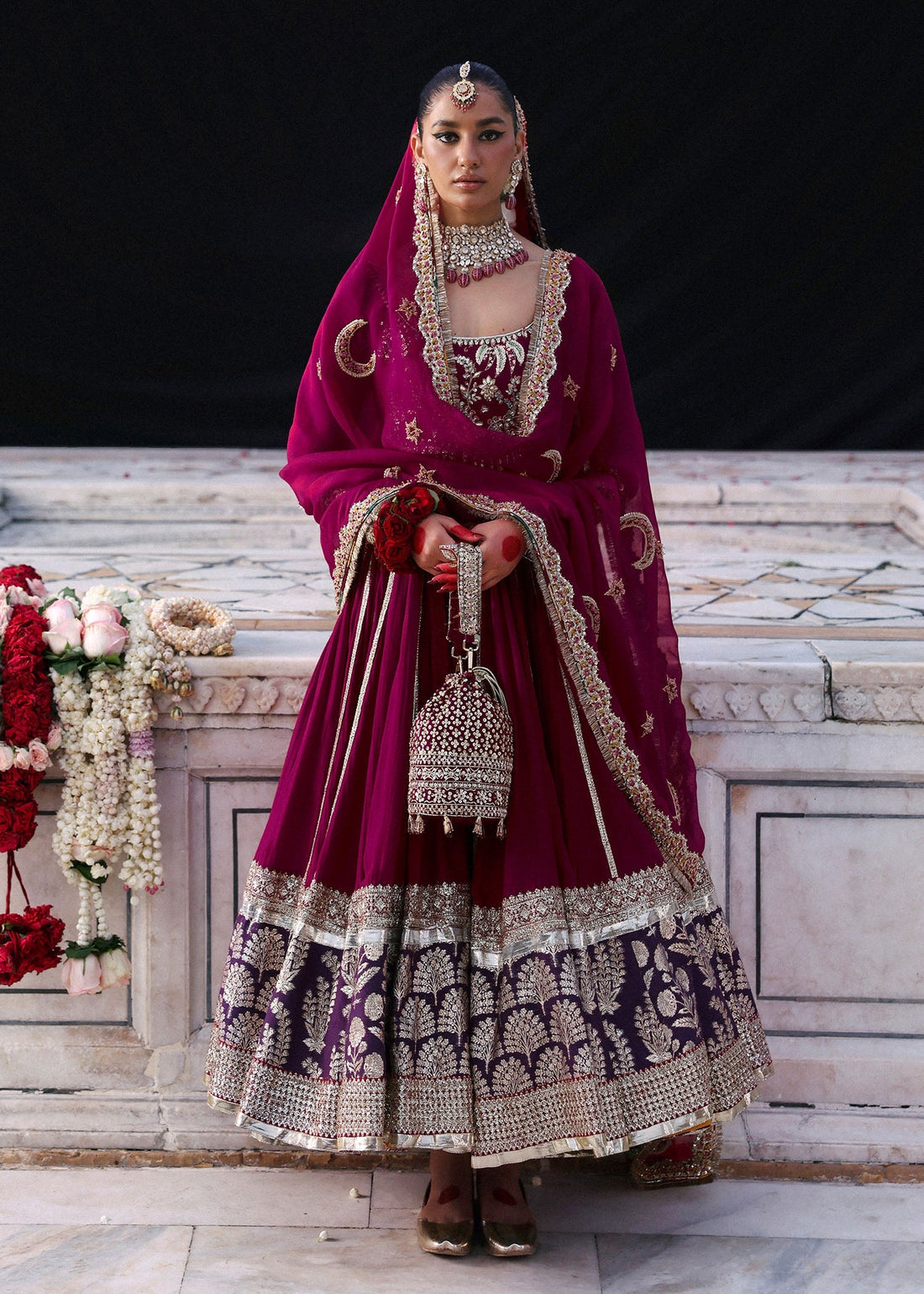 Hussain Rehar | Dilruba Bridals | Atash by Hussain Rehar - Designer Dress  - Type : Ladies Clothes - Available at Libayah - 100% Original 