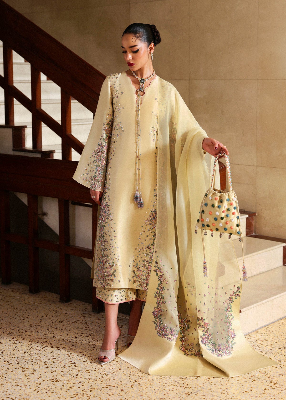 Hussain Rehar | The Scent Luxury Pret 25 | Ciel by Hussain Rehar - Designer Dress  - Type : Ladies Clothes - Available at Libayah - 100% Original 