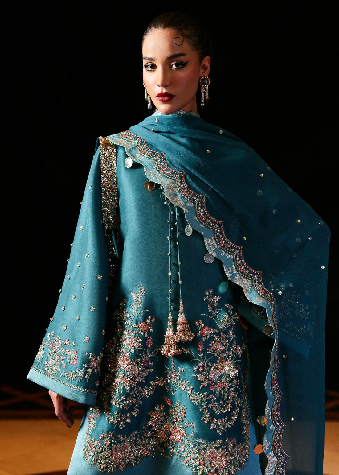 Hussain Rehar | The Scent Luxury Pret 25 | Verta by Hussain Rehar - Designer Dress  - Type : Ladies Clothes - Available at Libayah - 100% Original 