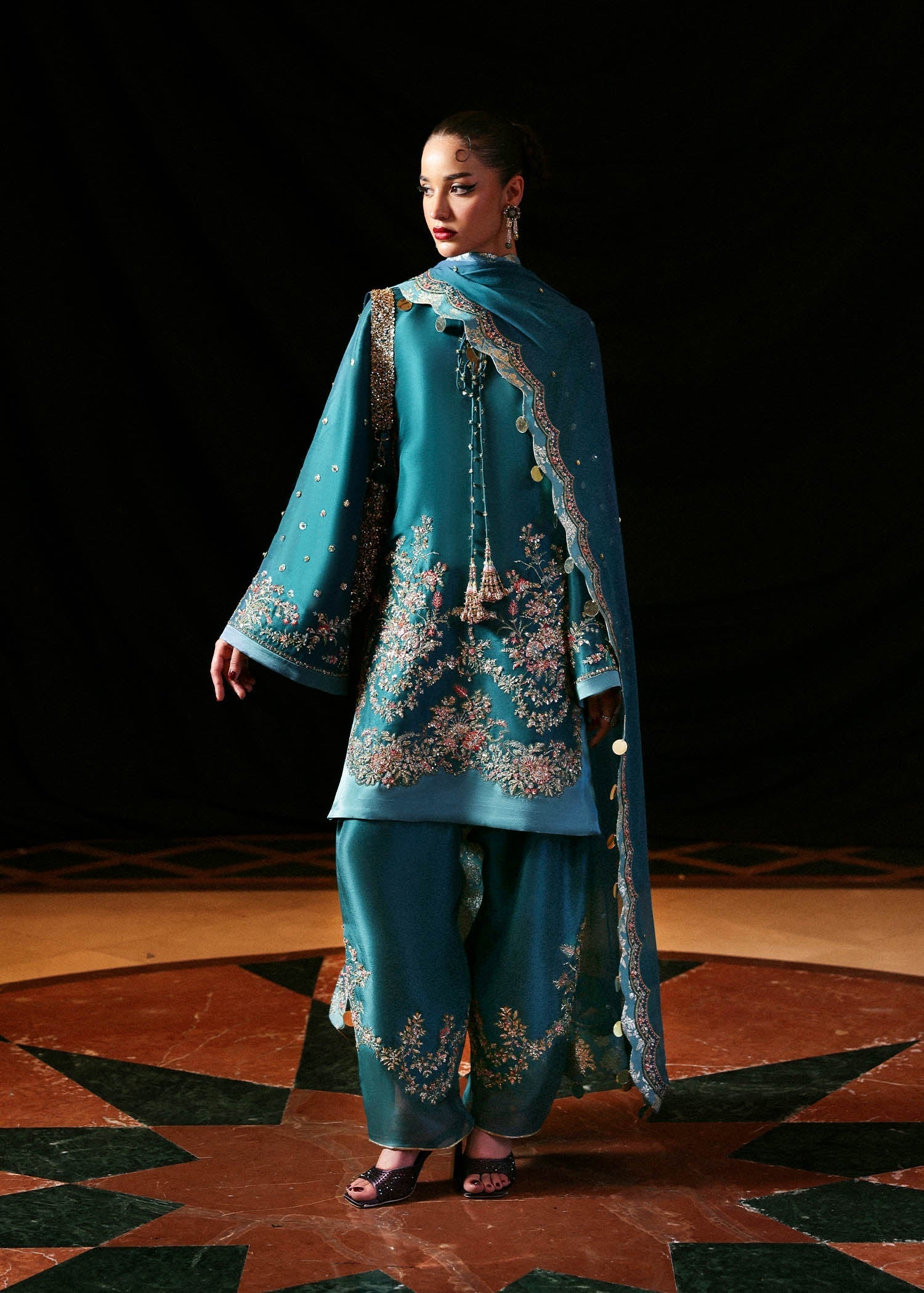 Hussain Rehar | The Scent Luxury Pret 25 | Verta by Hussain Rehar - Designer Dress  - Type : Ladies Clothes - Available at Libayah - 100% Original 