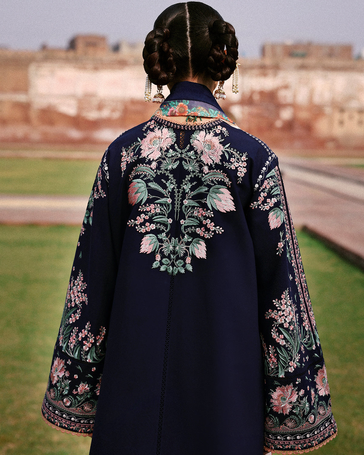 Jugnu | Khaddar 25 | Navi by Jugnu - Designer Dress - Type : Ladies Clothes - Available at Libayah - 100% Original 