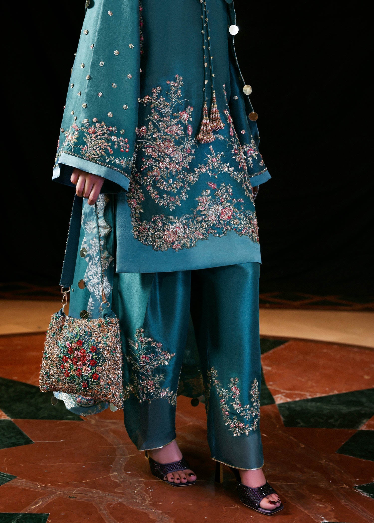 Hussain Rehar | The Scent Luxury Pret 25 | Verta by Hussain Rehar - Designer Dress  - Type : Ladies Clothes - Available at Libayah - 100% Original 