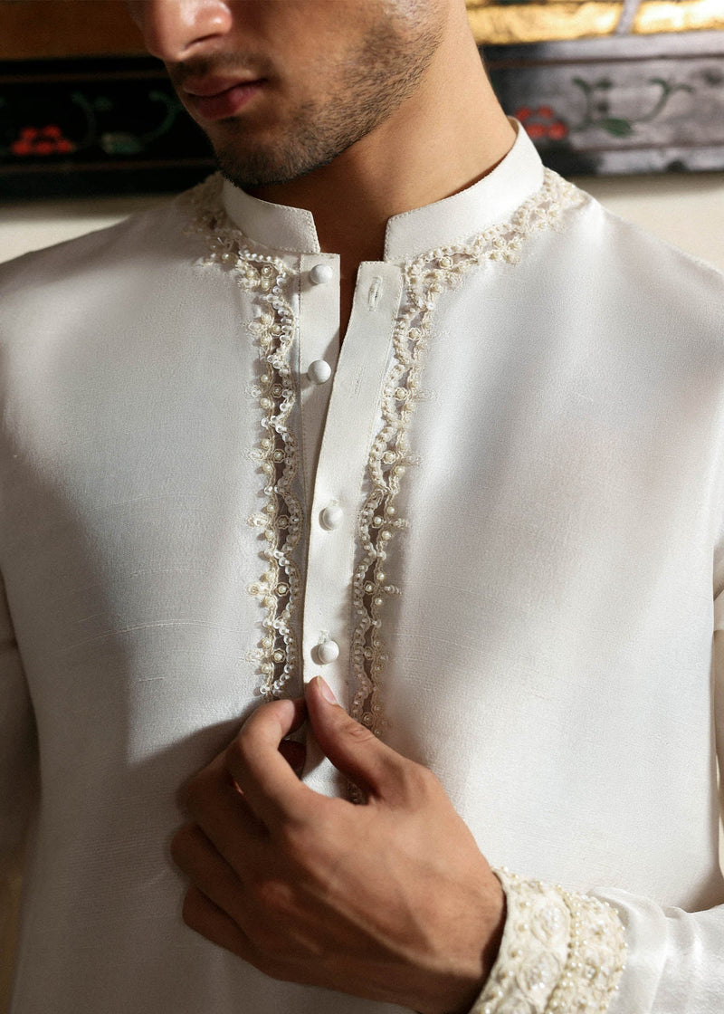 Hussain Rehar | The Scent Luxury Pret 25 | Vellin by Hussain Rehar - Designer Dress  - Type : MensWear - Available at Libayah - 100% Original 